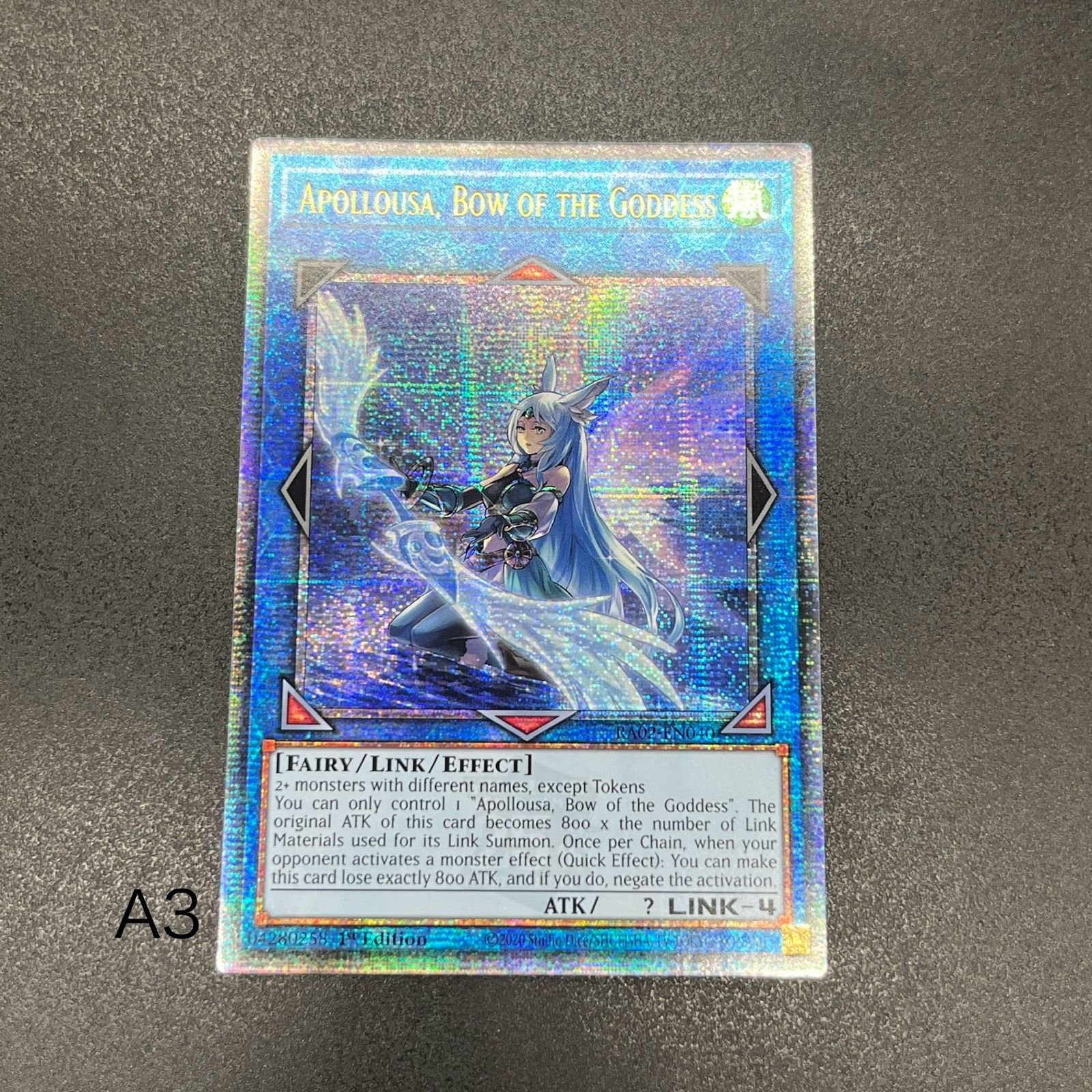 遊戯王 召命の神弓－アポロウーサ/クオシク/英語/1st/EU版 A3 - メルカリ