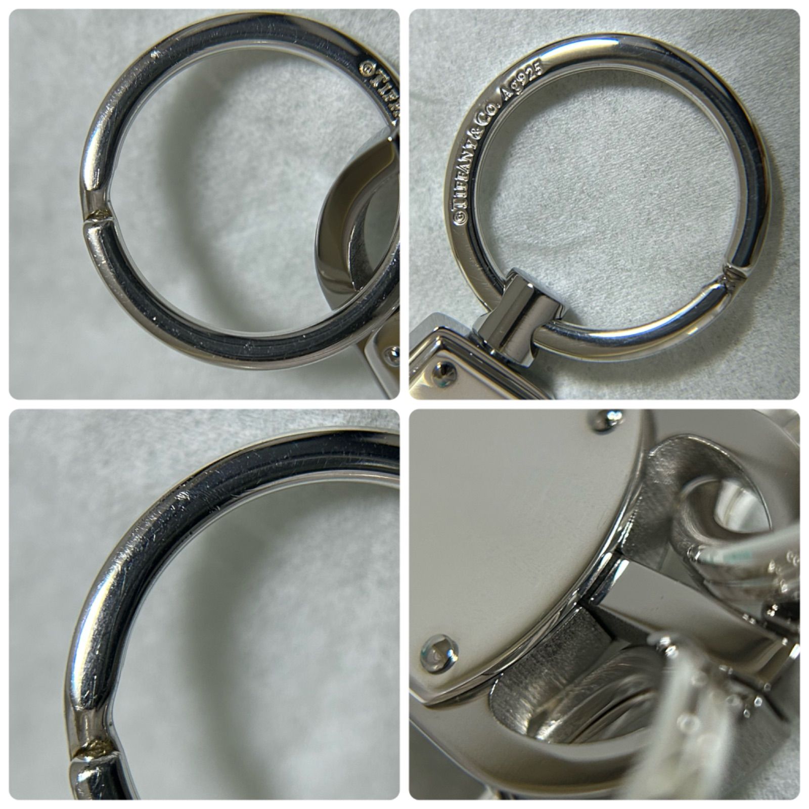 ティファニー メイカーズ バレット キーリング キーホルダー シルバー