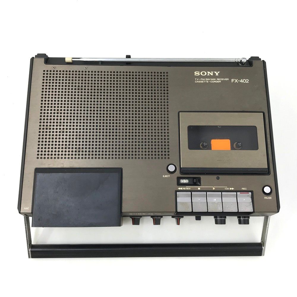 SONY ソニー FX-402 テレビ付きラジカセ 1977年製 ※ラジオのみ動作OK