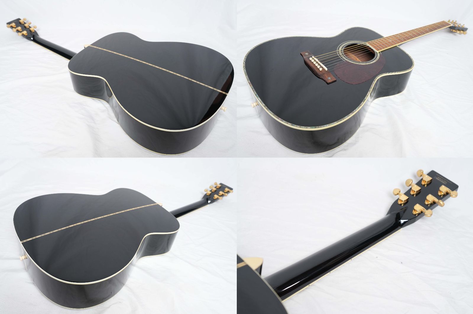 ☆Aria Dreadnought☆AF-60 BK トップ＆バック単板モデル 美品 アリア