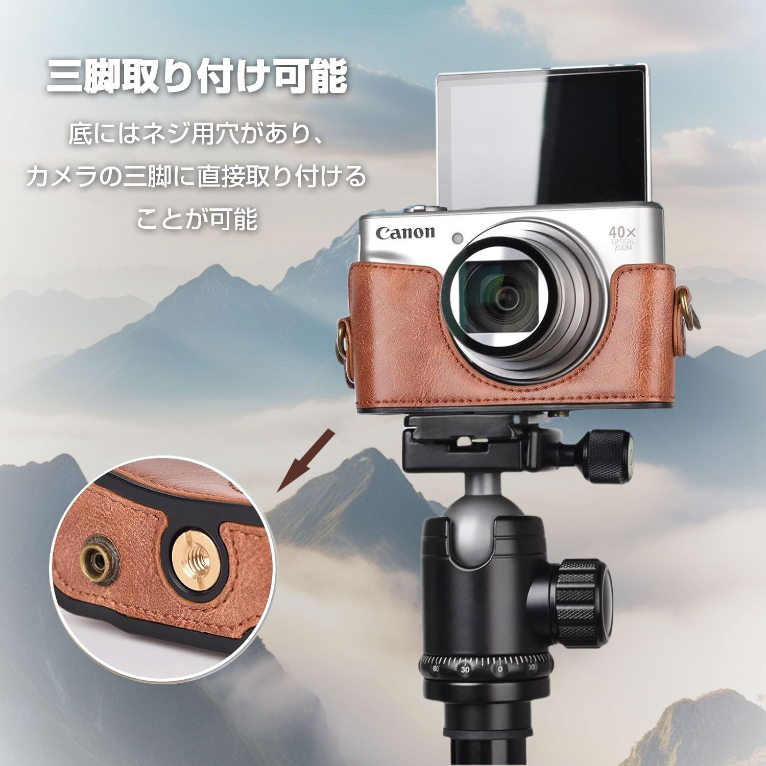 Canon PowerShot SX740 / SX730 / SX720 HS 用 カメラ ケース キャノン