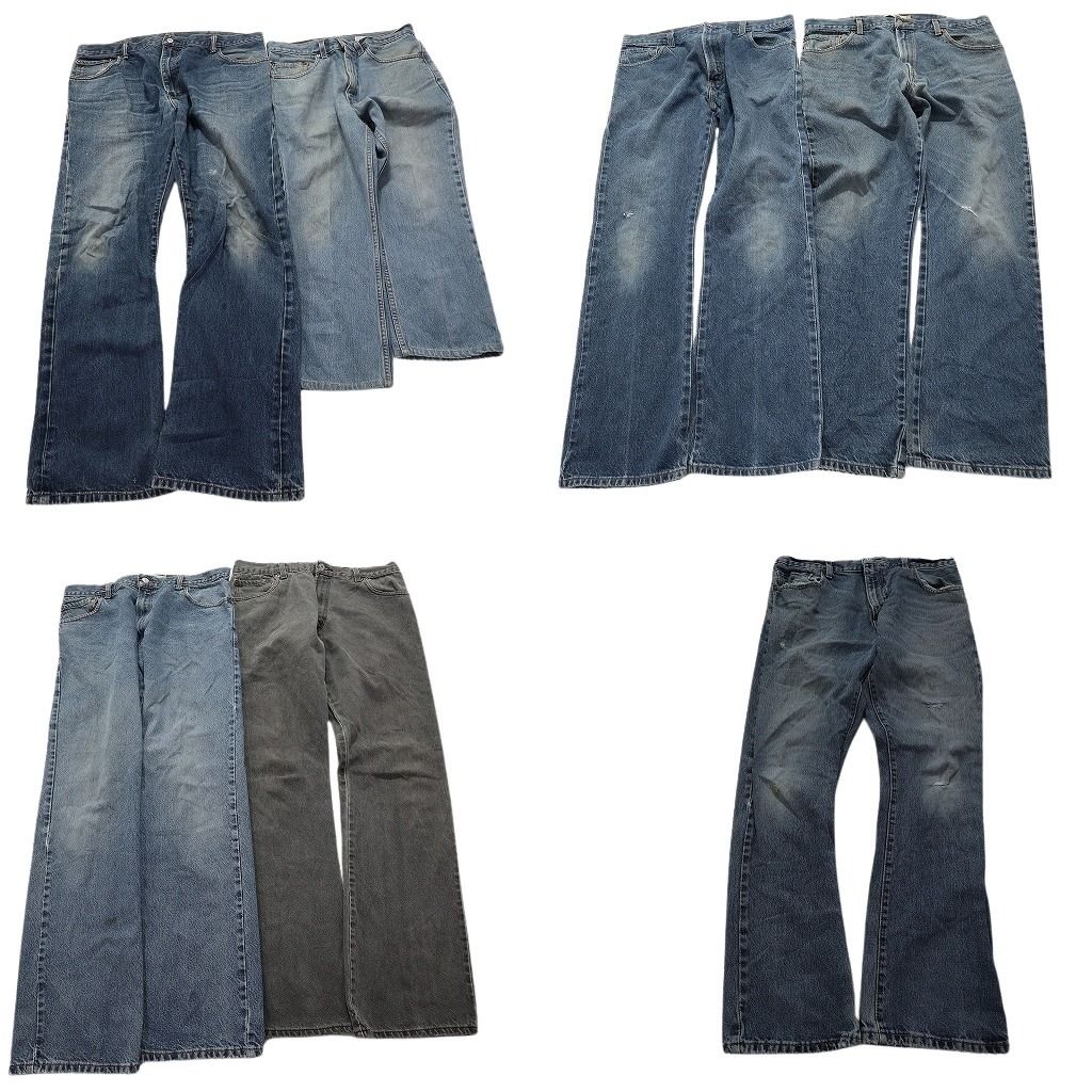 B品】 古着卸 まとめ売り リーバイス 517 デニム パンツ 7枚セット