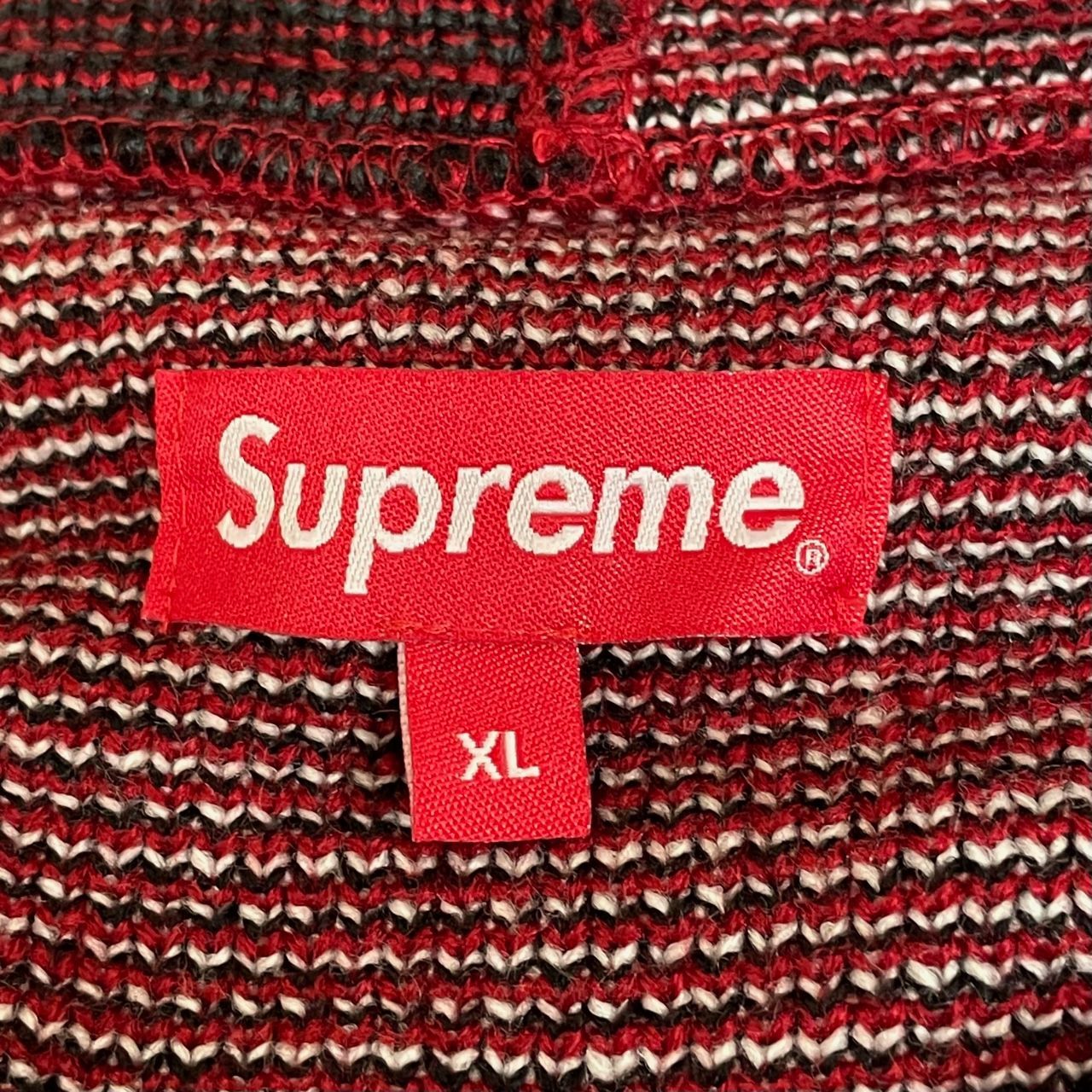 美品 supreme 16AW Eagle Hooded Zip Up Sweater イーグル ニット