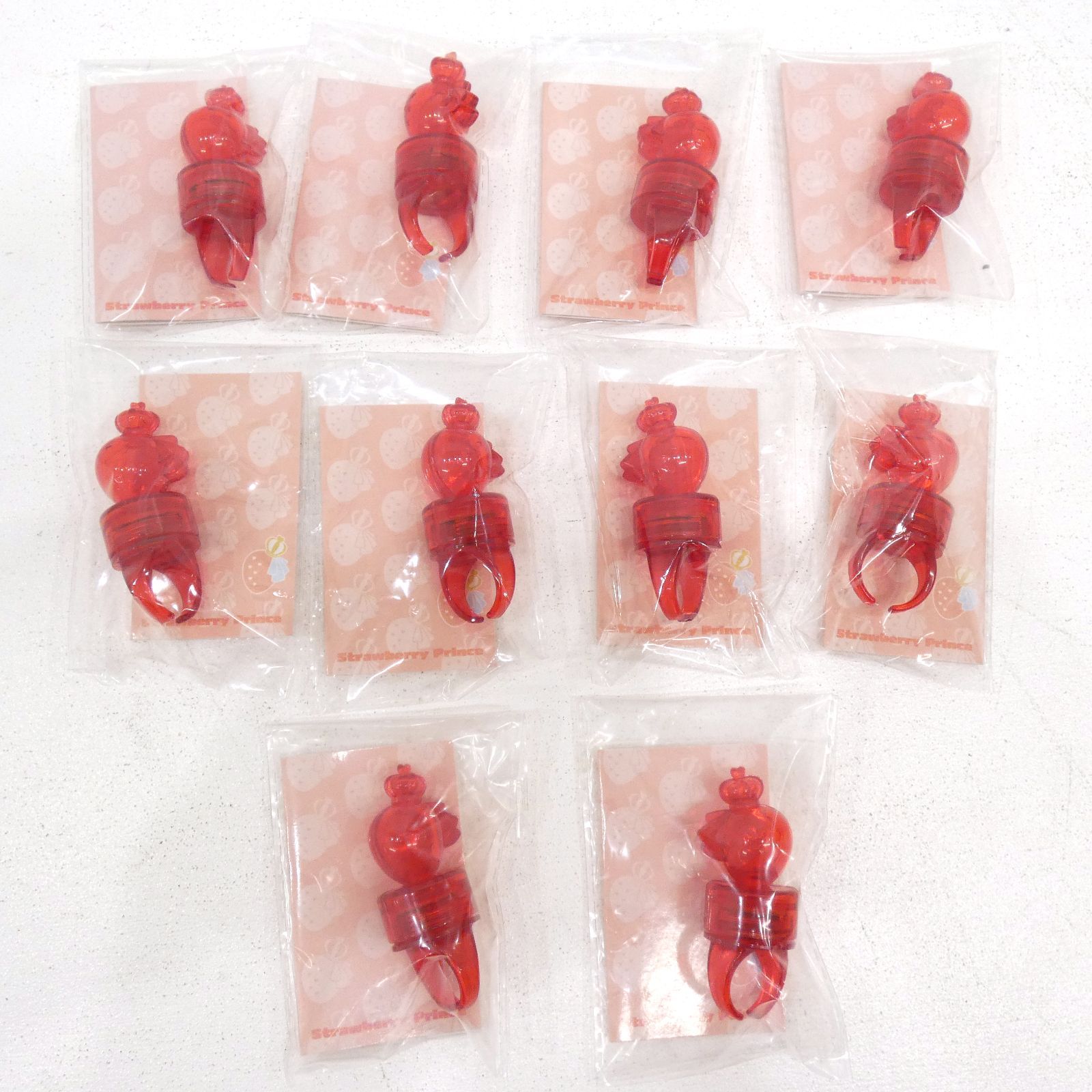 小牧店】開封品 すとぷり いちごリングライト 莉犬 10個 おまとめ