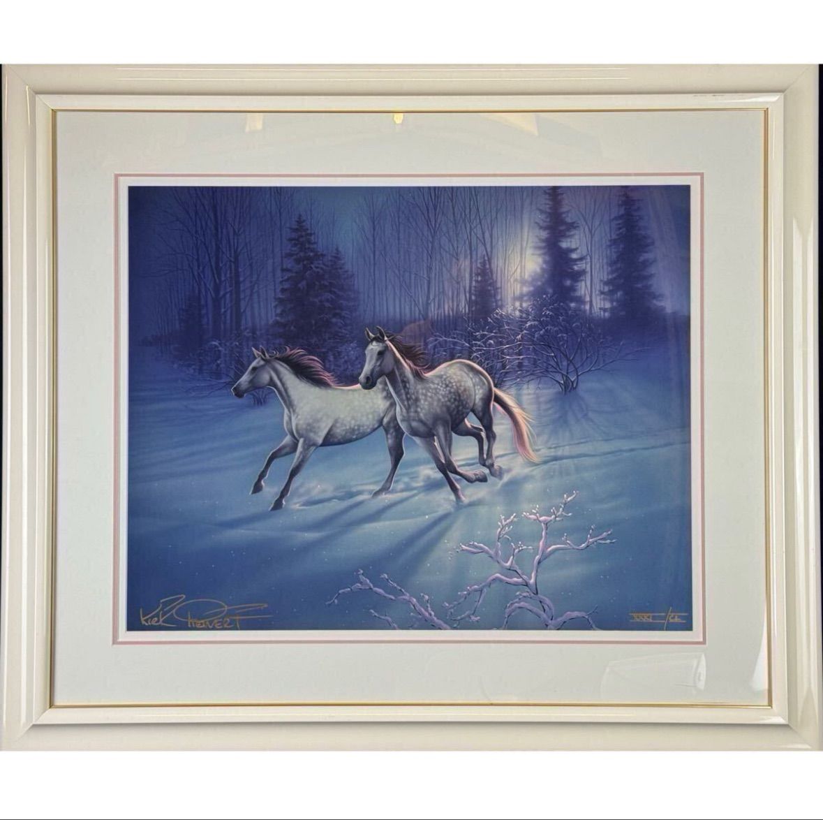 カーク・レイナート 「ウィンターモーニング」シバクローム 20号 証明