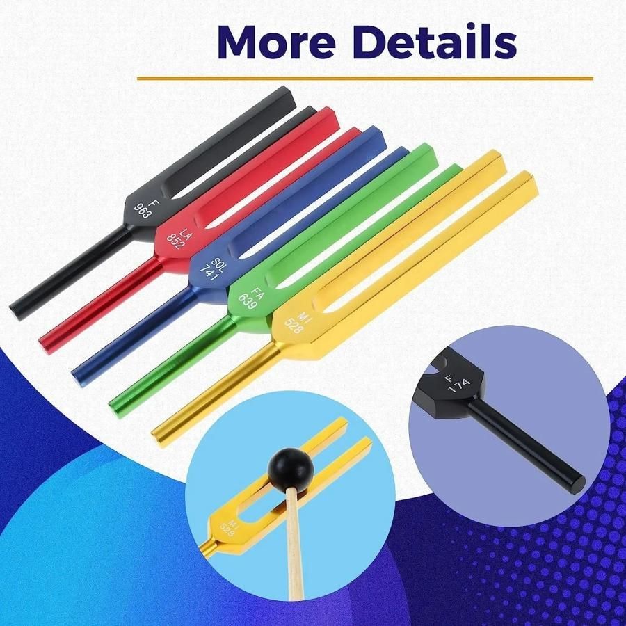 ソルフェジオ周波数 音叉 おんさ チューナー 9本セット「174Hz