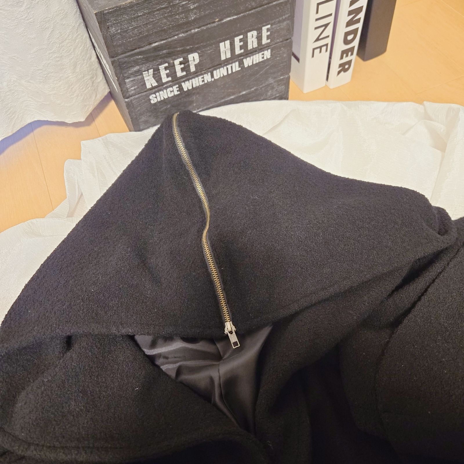 cygne シーニュ ビッグカラーショートコート アウター ジャケット