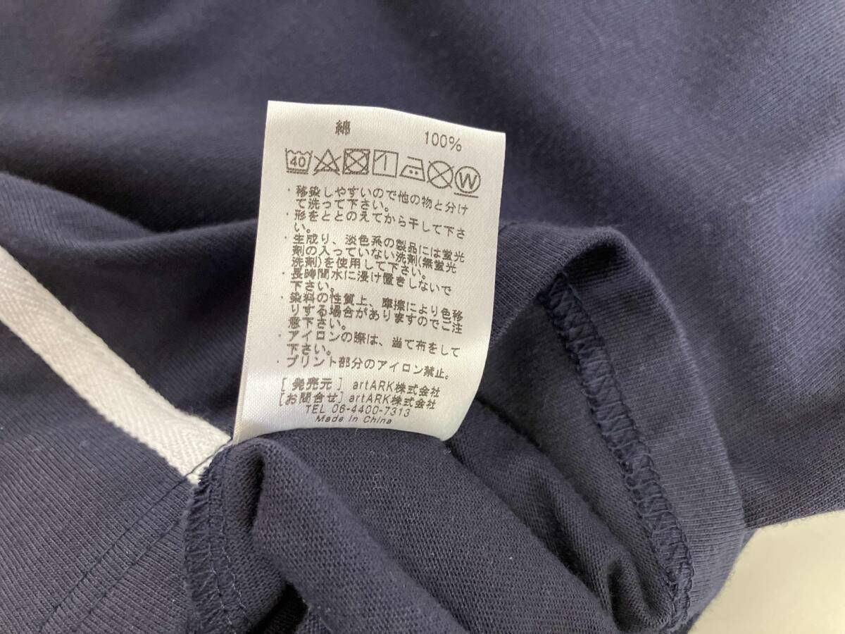 ルパン3世 ベースボールシャツ 峰不二子 ネイビー 半袖 Mサイズ 刺繍