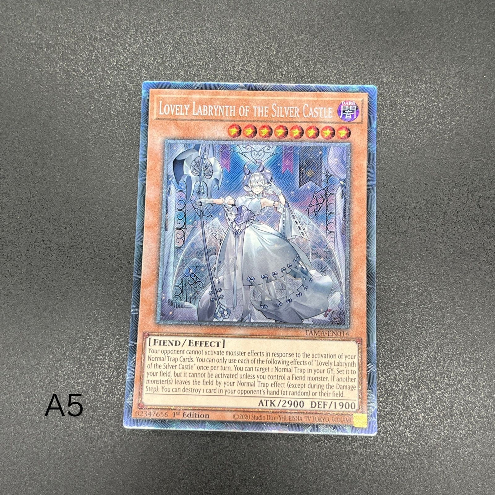 遊戯王 白銀の城のラビュリンス/コレクターズレア/英語/1st/EU版 A5