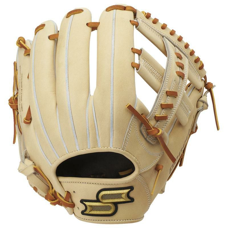 108】硬式用グラブ 内野手用 プロエッジ（SSK）右投げ キャメル