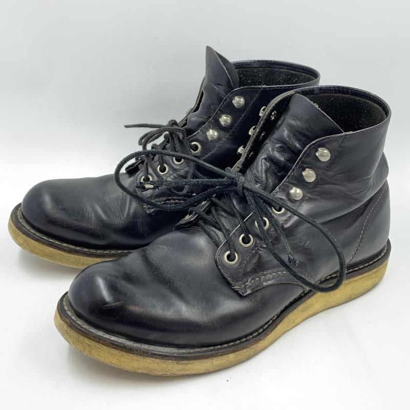 中古】RED WING 刺繍羽タグ アイリッシュセッター 6インチ ラウンド