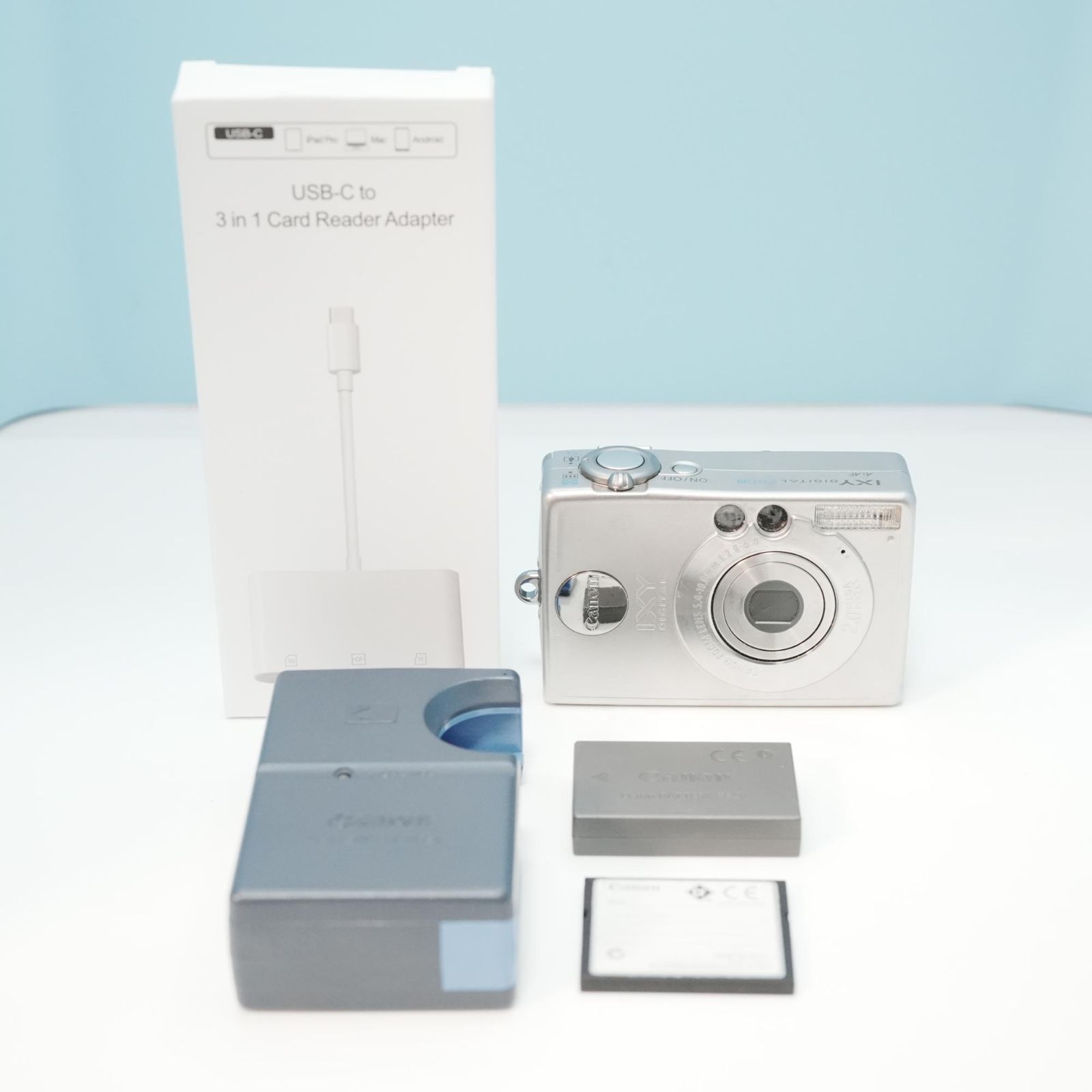 Canon IXY DIGITAL 200a デジカメ スマホ転送OK フルセット 美品 a5816
