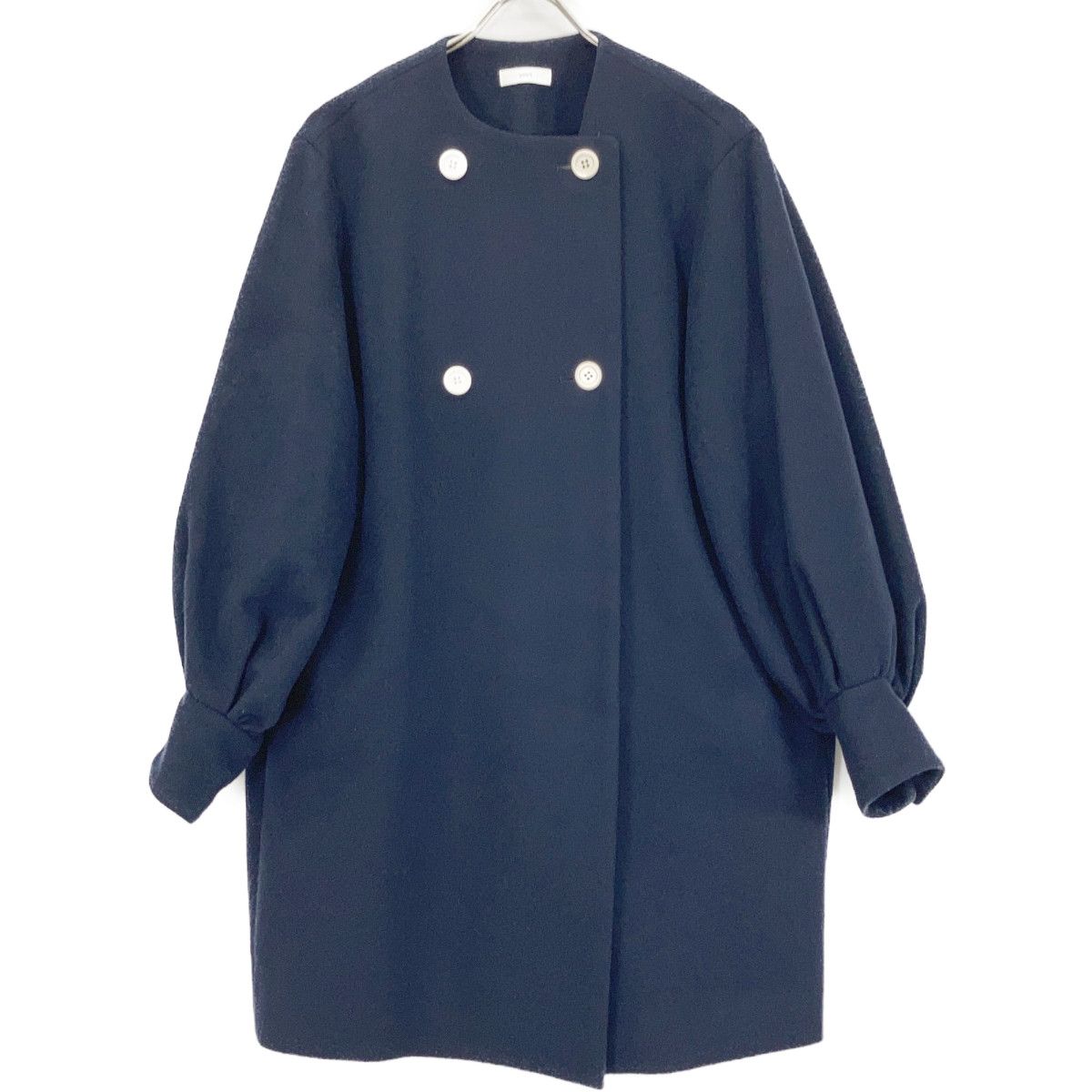 yori ヨリ YR2125-113AW-4 ﾈｲﾋﾞｰ ﾀﾞﾌﾞﾙﾊﾟﾌｽﾘｰﾌﾞ ｺｰﾄ F - メルカリ