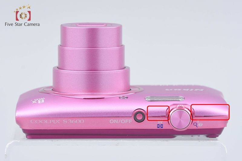 中古】Nikon ニコン COOLPIX S3600 アザレアピンク コンパクトデジタル