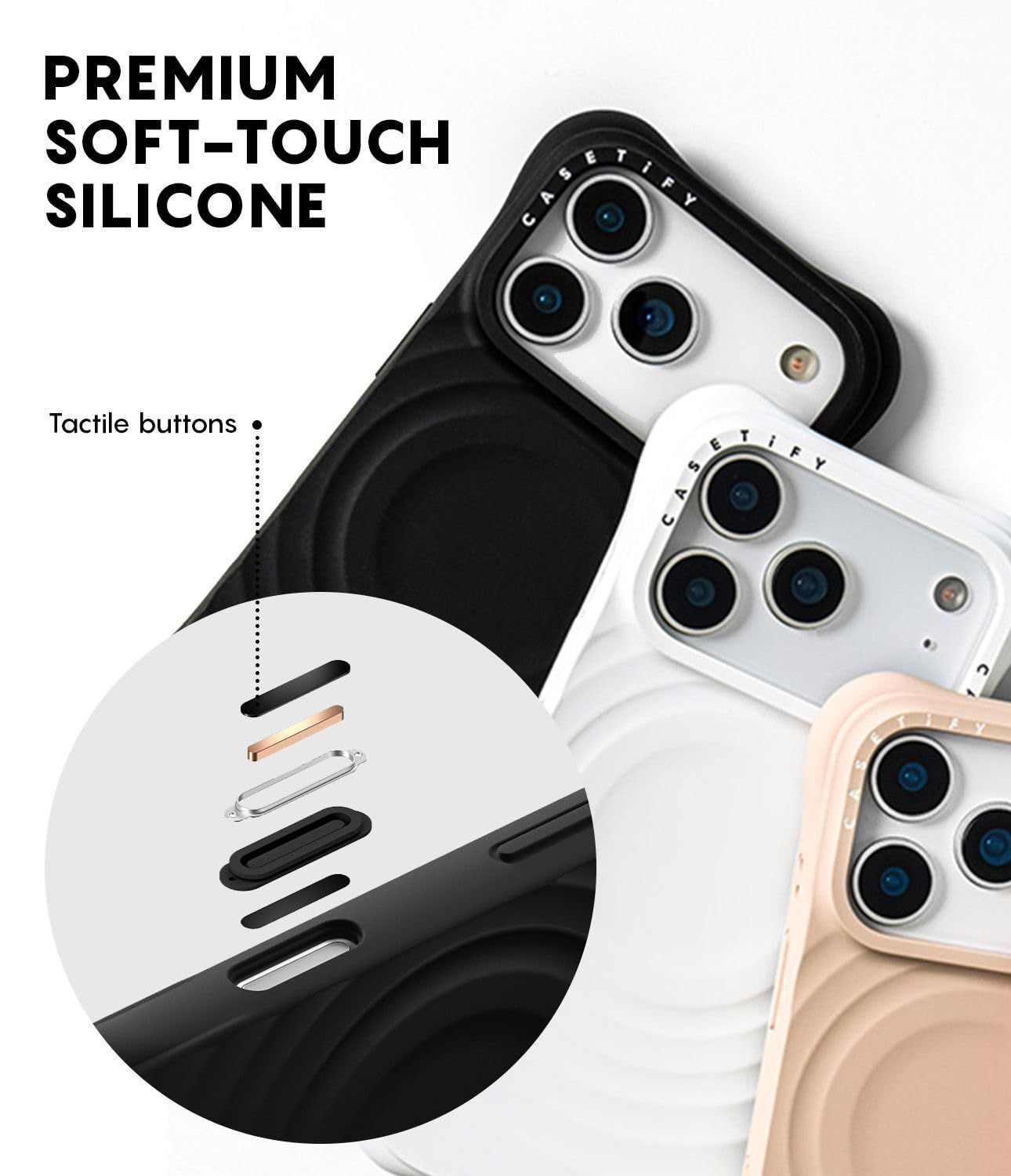 特価】オーツ - [波型シリコン/MagSafe対応/耐衝撃] ケース Pro 17