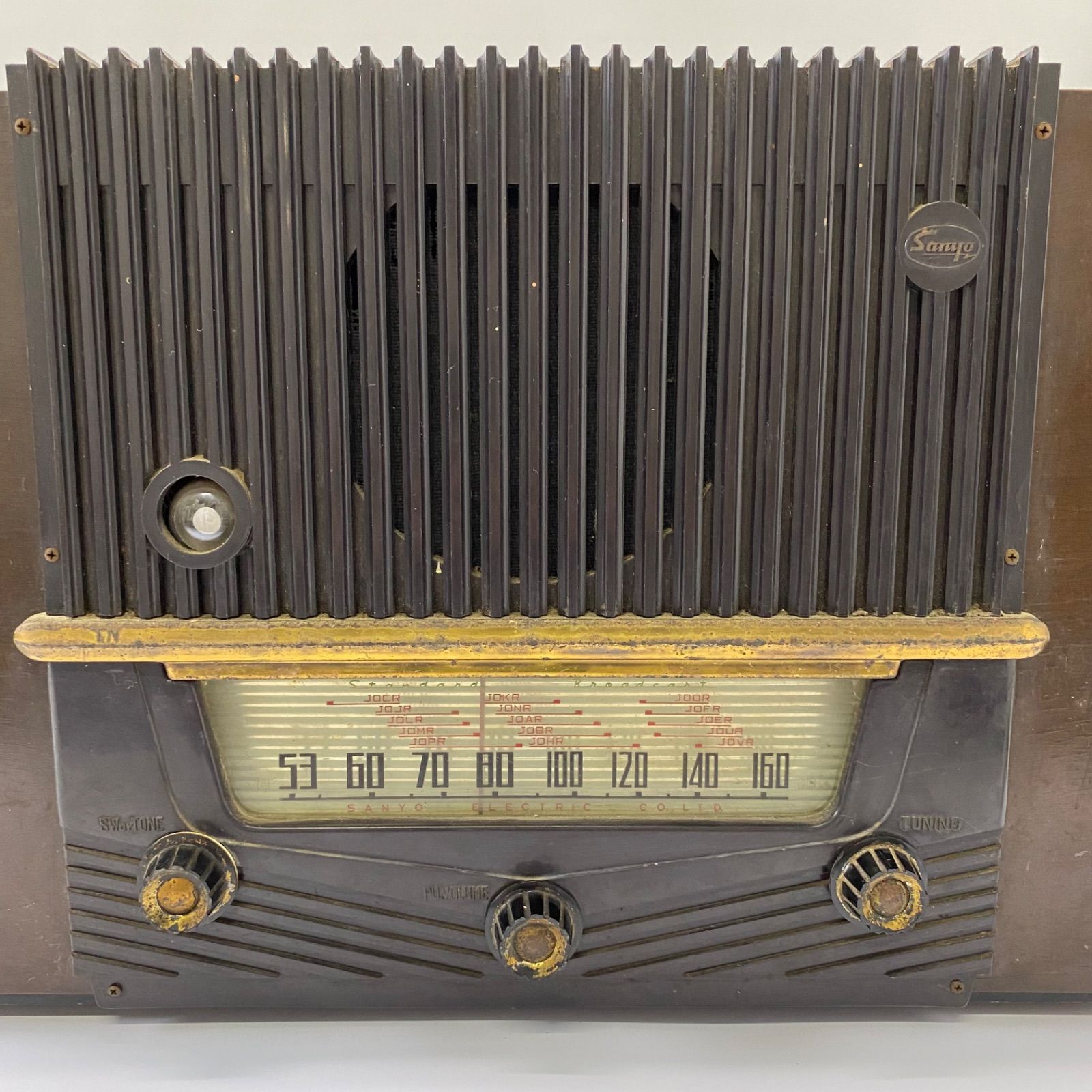 サンヨーラジオ SS-701型 真空管ラジオ 昭和レトロ アンティーク 木製