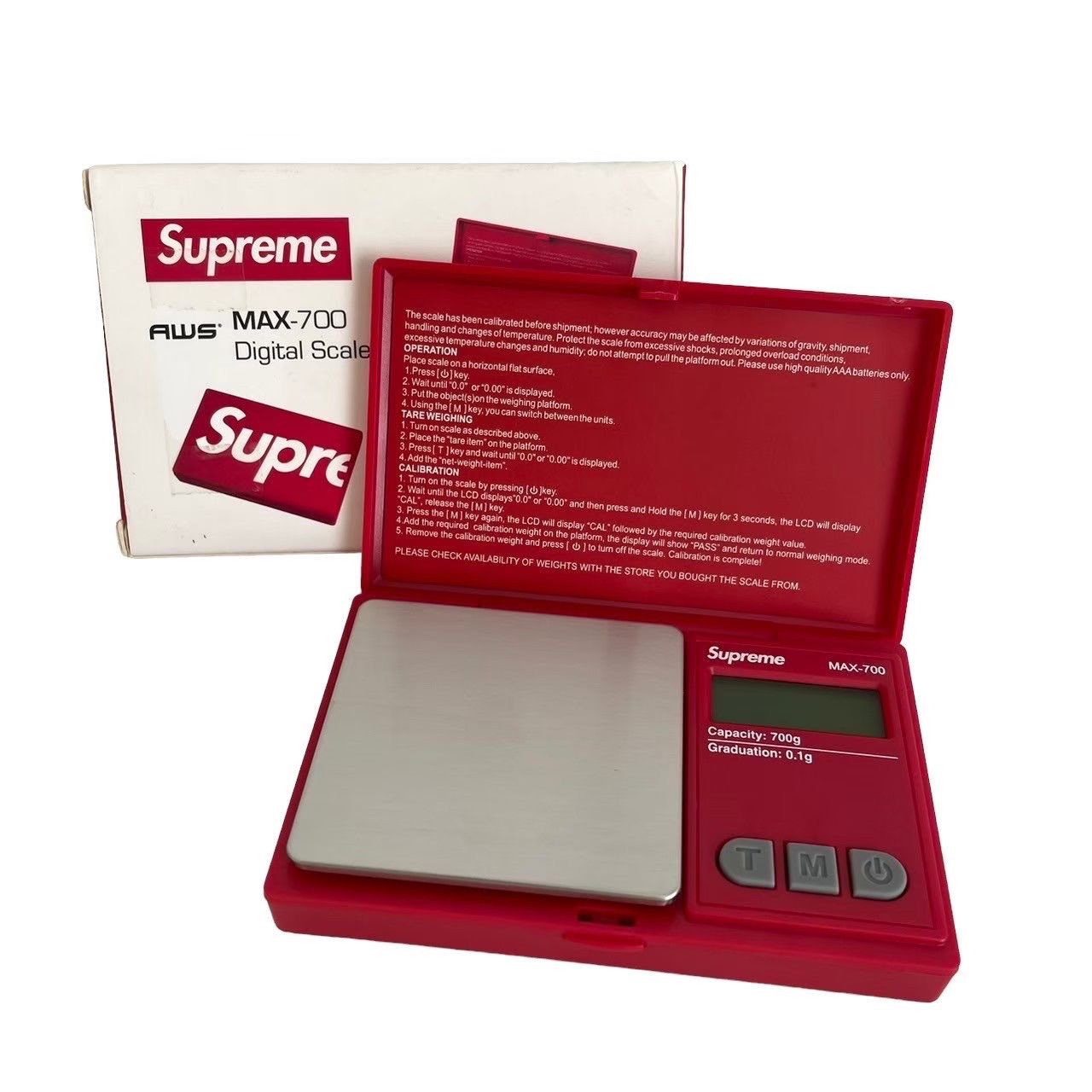 未使用 Supreme AWS MAX-700 Digital Scale シュプリーム デジタル