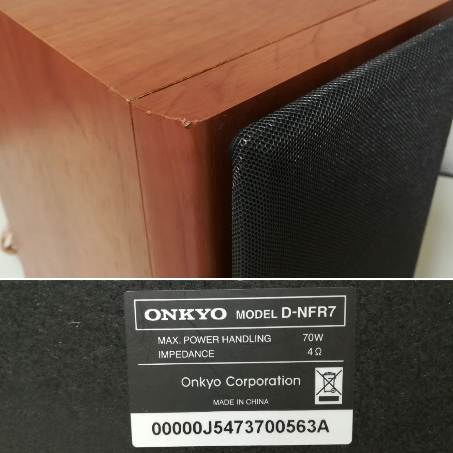 ジャンク扱い】ONKYO NFR-7 D-NFR7 コンポセット 通電確認済み