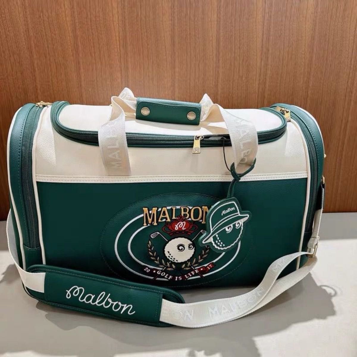2色展開○マルボンゴルフボストンバッグネイビー 2色展開○マルボン