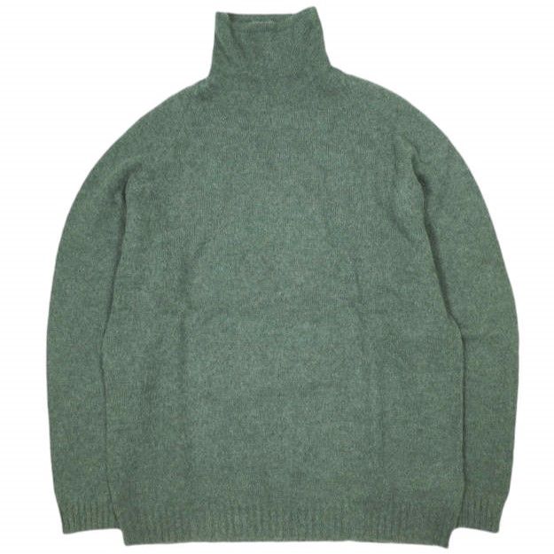 新品 ATON エイトン 日本製 BABY ALPACA HIGH NECK SWEATER ベビー