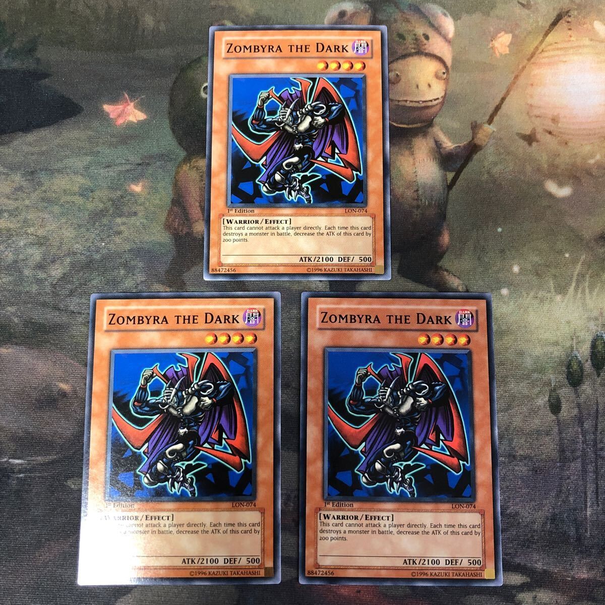 nv14 8 旧アジア版 1st ダーク・ヒーロー ゾンバイア 3枚 まとめ LON