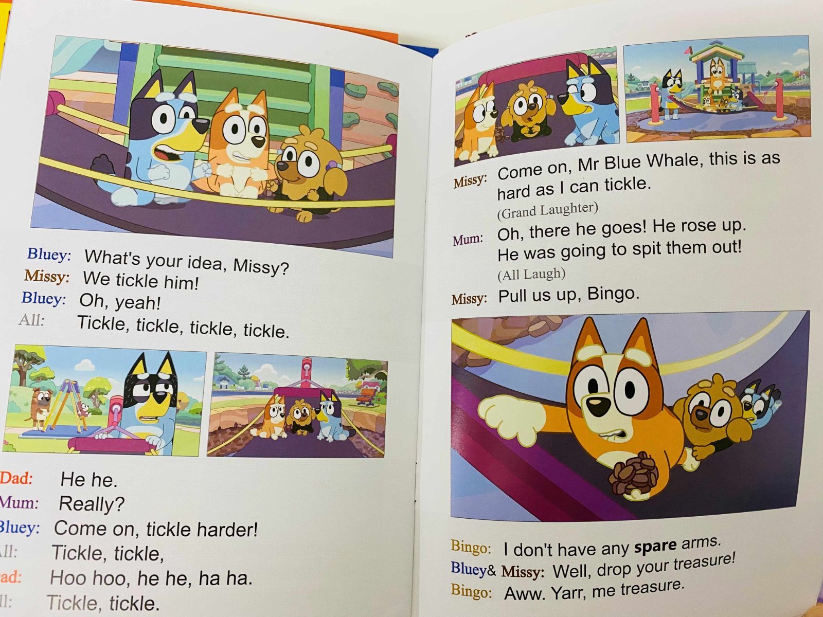 新品】ブルーイ 台本版英語絵本 Bluey 音源付 動画付 マイヤペン対応