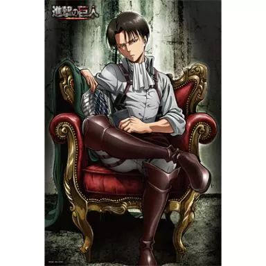 中古】パズル リヴァイ兵士長 「進撃の巨人」 ジグソーパズル 1000