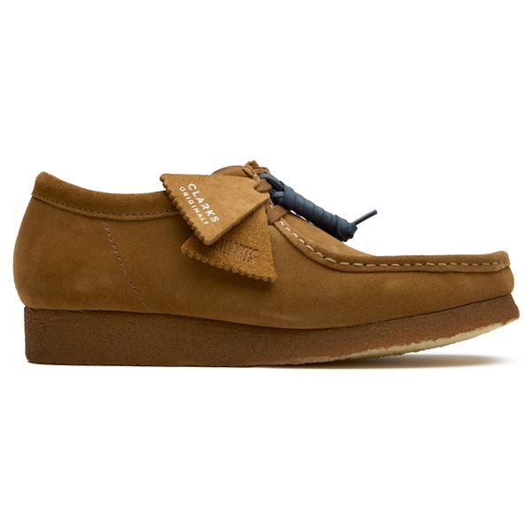 Mens Clarks Wallabee Shoes In Cola | Soletrader