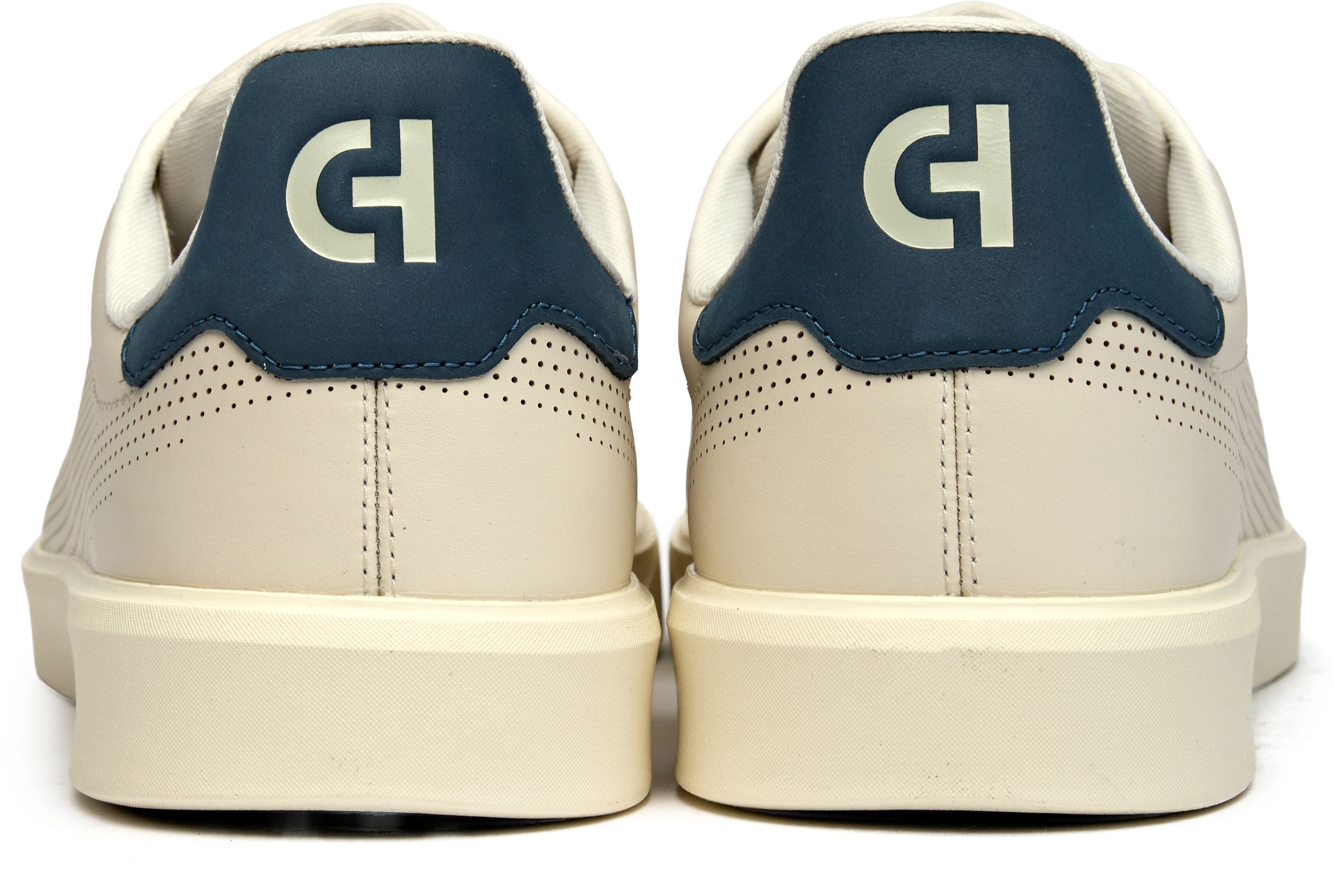 Mens Cole Haan Grand Crosscourt Daily Laser Sneakers In Ivory