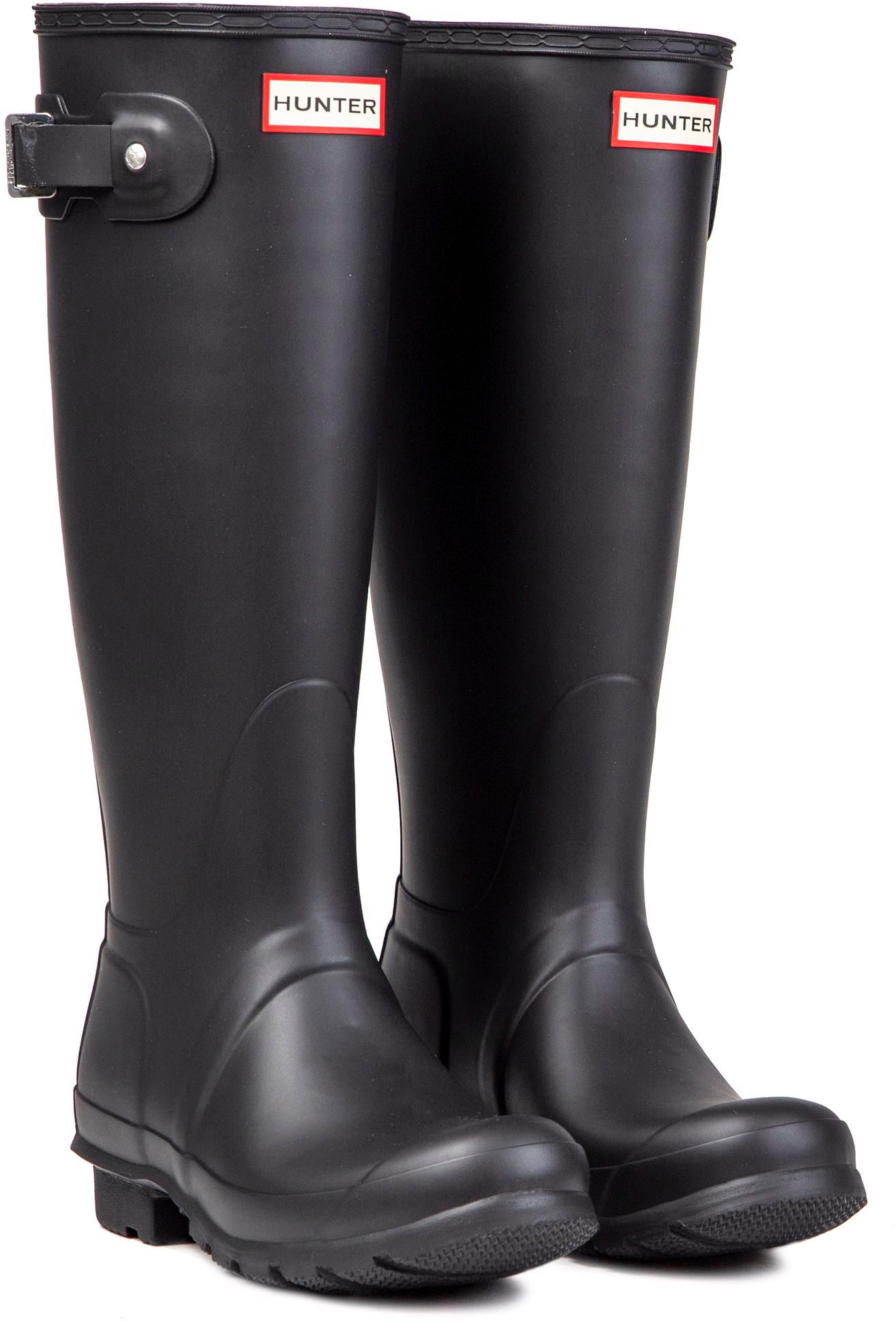 Womens Hunter Original Tall Classic Boots In Black | Soletrader