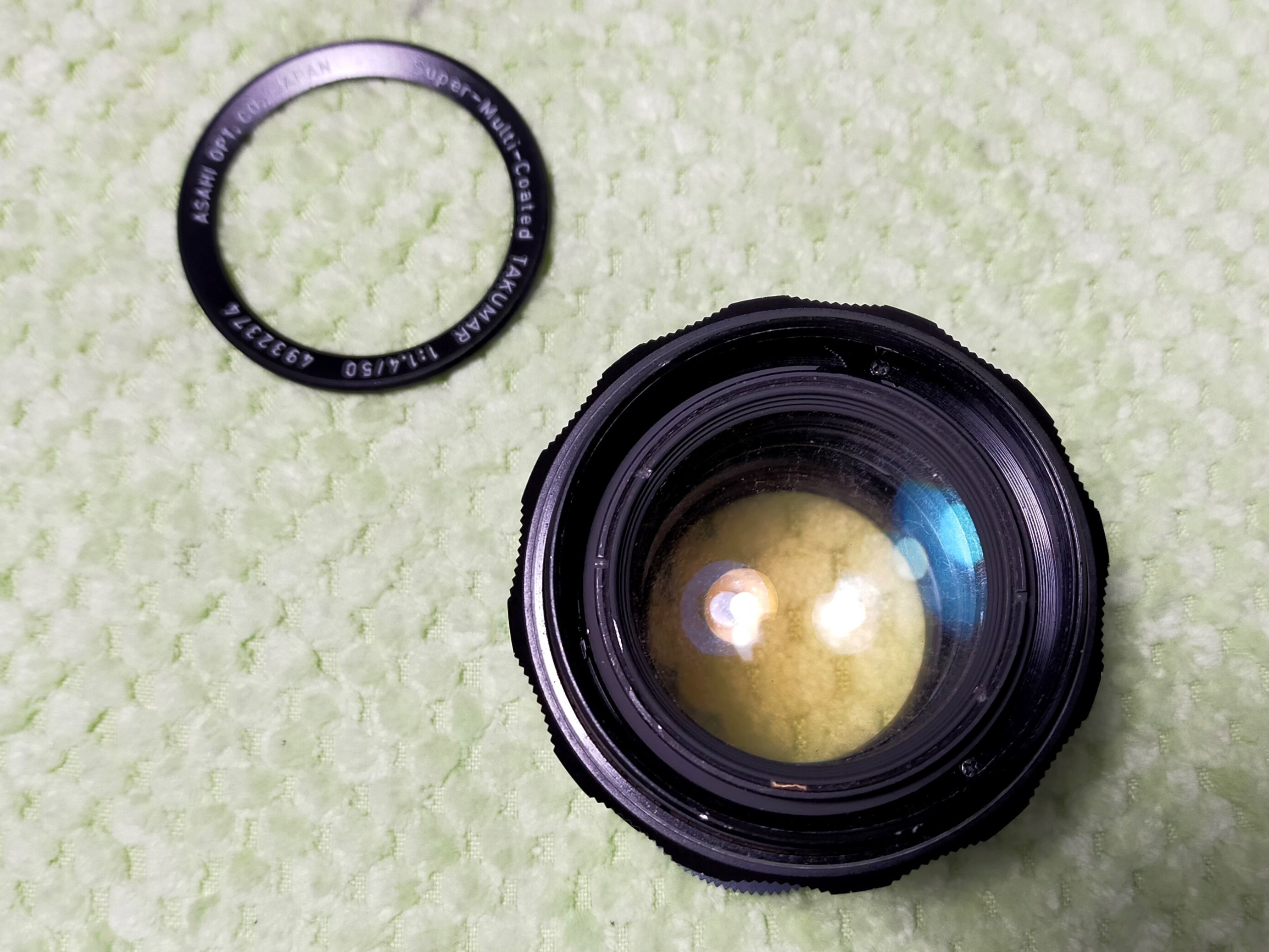 Pentax Super-Multi-Coated Takumar 50mm F/1.4の分解｜フィルムカメラ