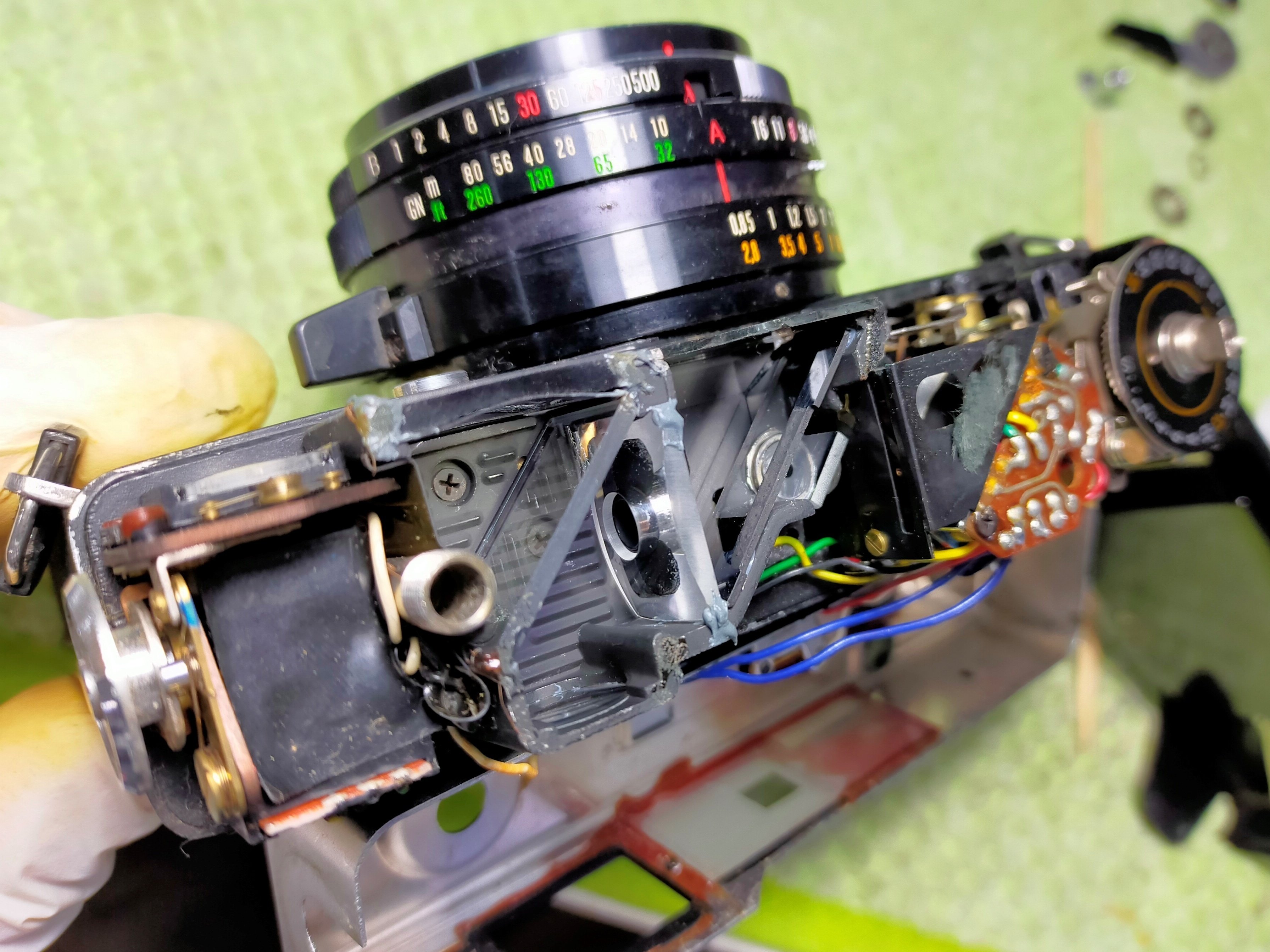 オリンパス 35 UCの分解｜フィルムカメラ修理のアクアカメラ