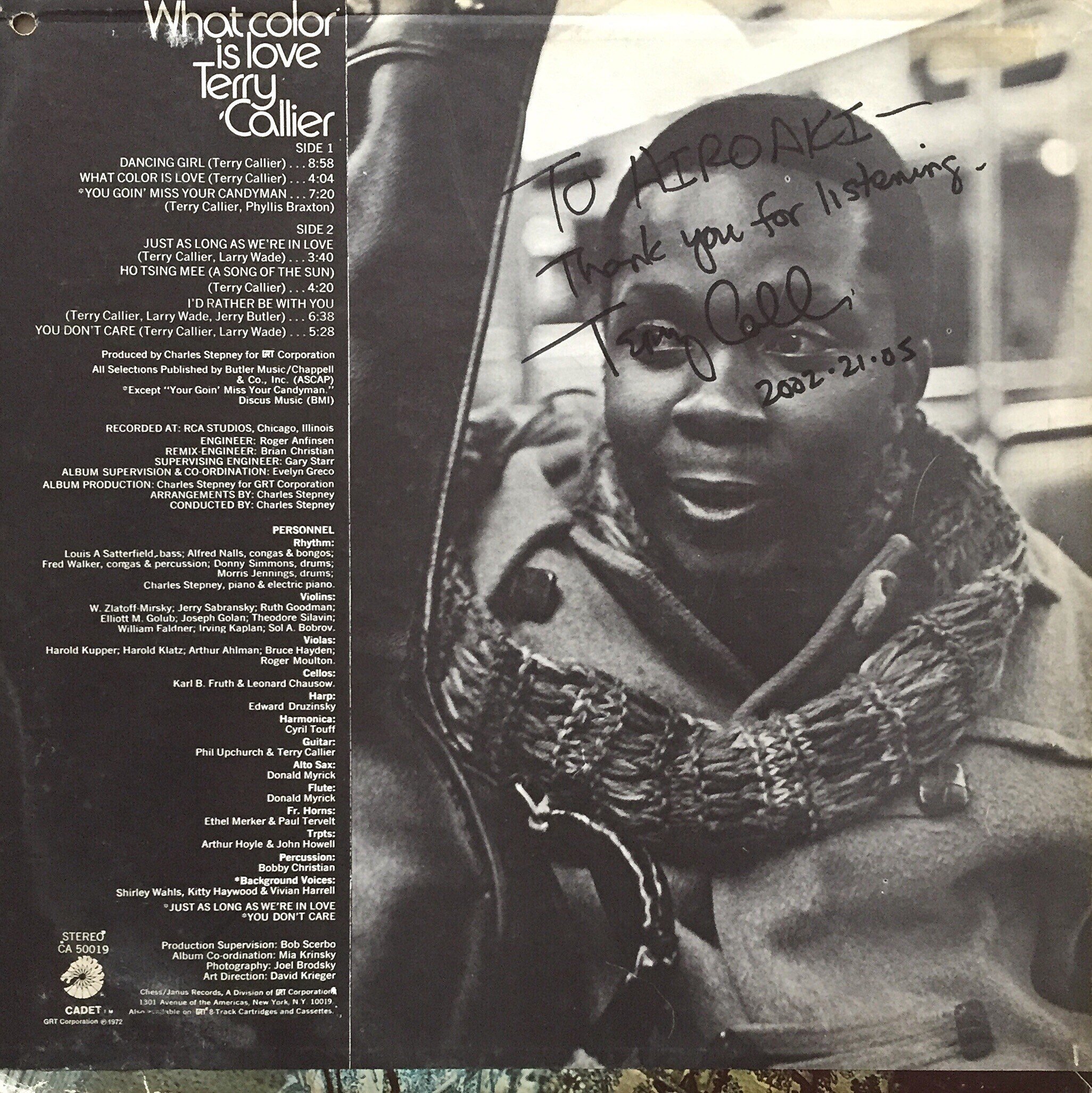 テリー・キャリアー ～サイン入りレコードA to Z （Donuts版） 第45回