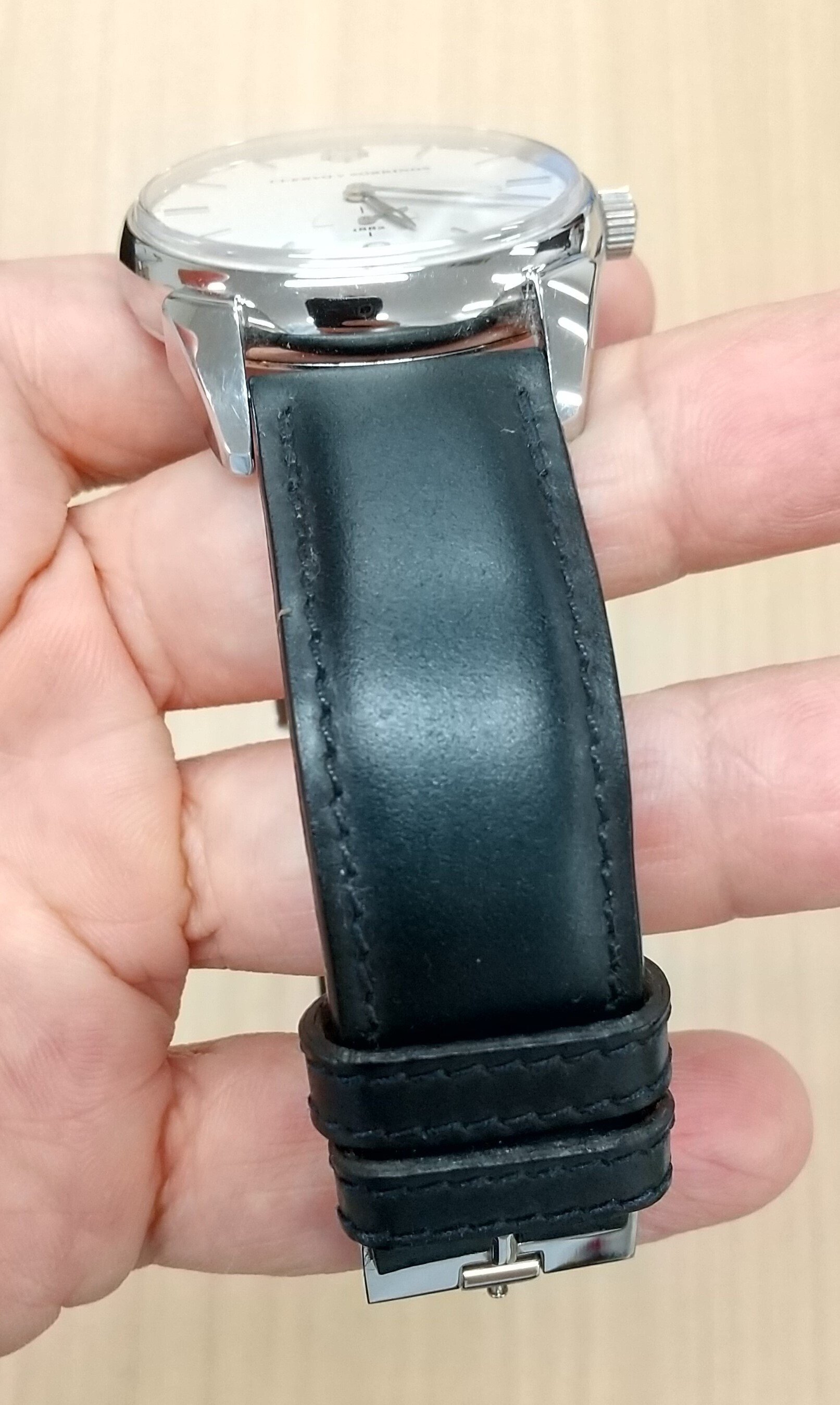 カミーユフォルネ 腕時計用 革ベルト ネイビー18/16 カミーユフォルネ