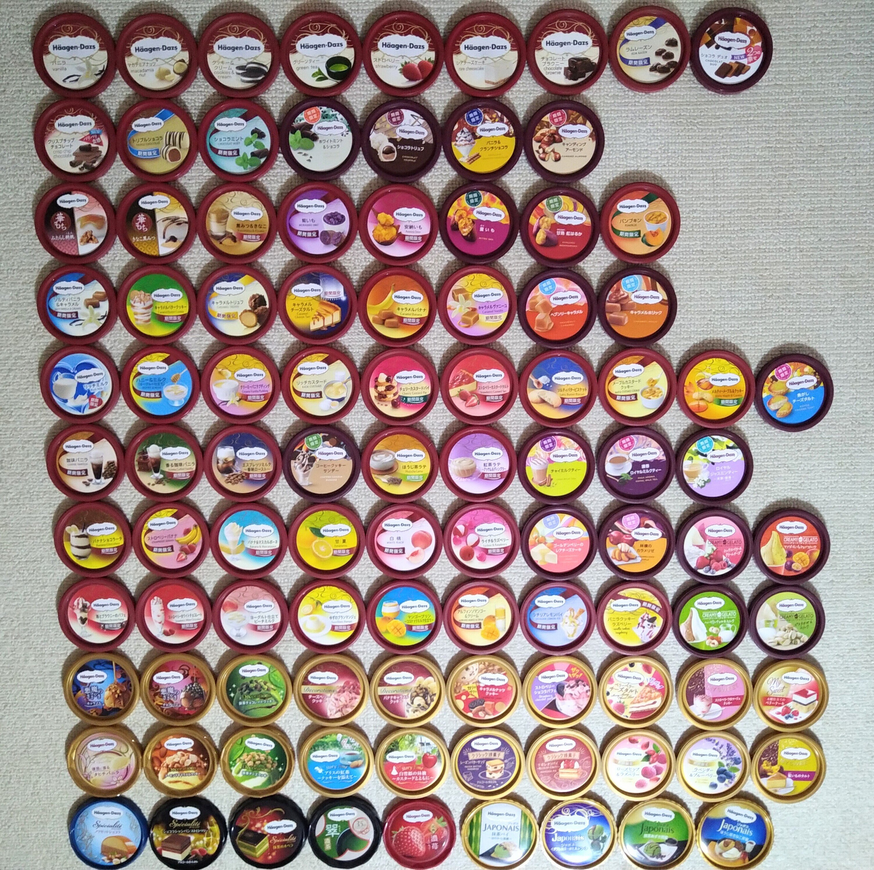 ハーゲンダッツの蓋を100種類集めたら次はギョウザを集めることになっ