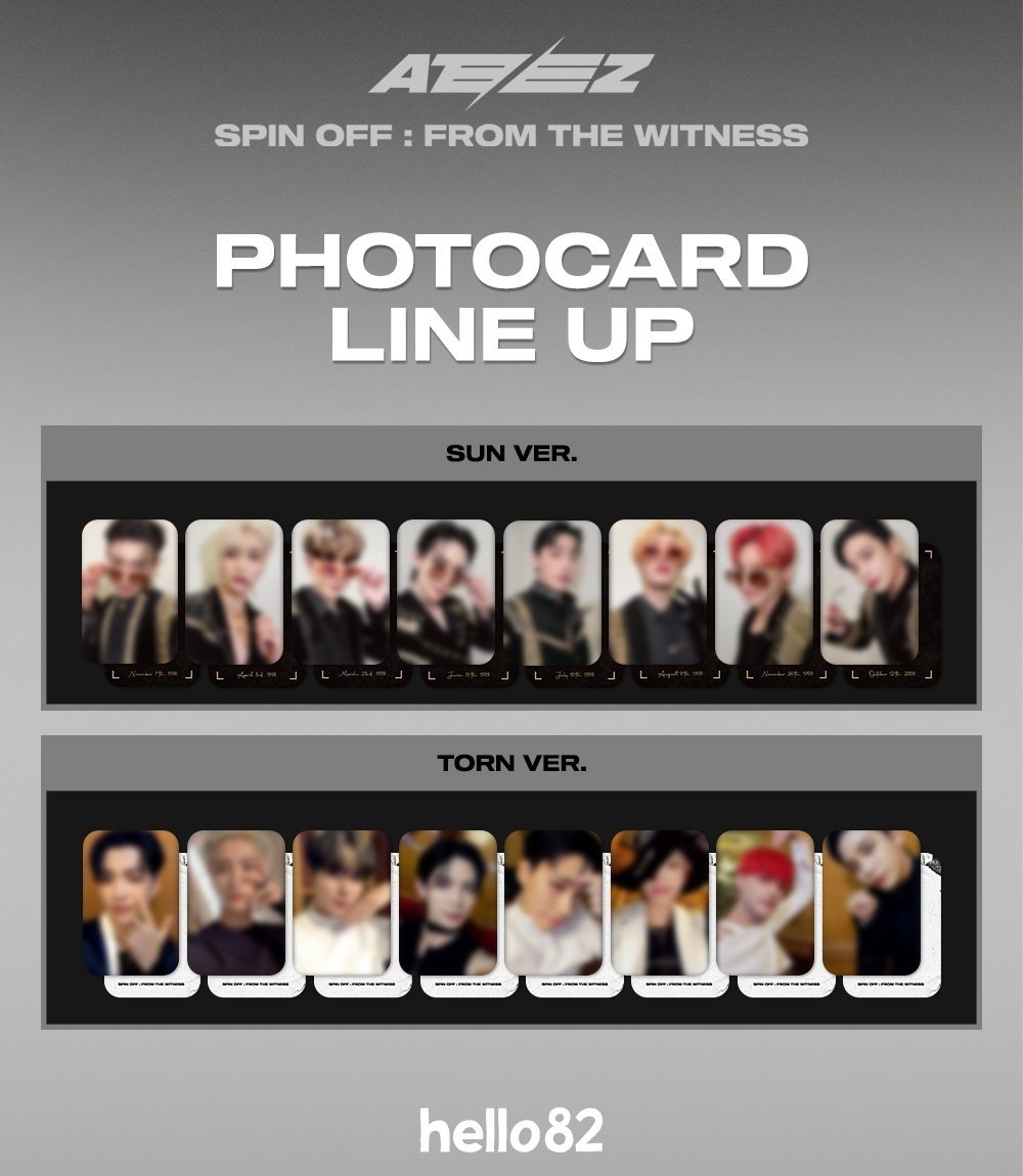 ATEEZ SPIN OFF : FROM THE WITNESS 店舗別特典まとめ｜umi