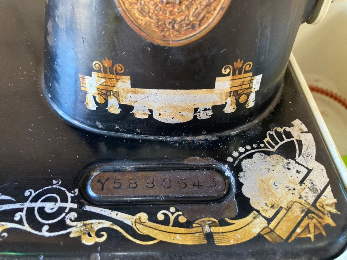 ミシン紹介】SINGER(シンガー)アンティークミシン スフィンクス柄