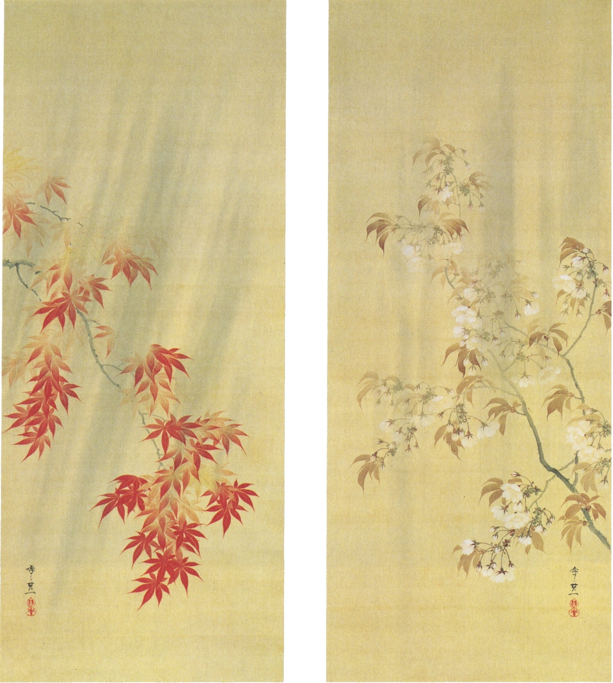 日本絵画歳時記 桜（2）｜椿 吾十
