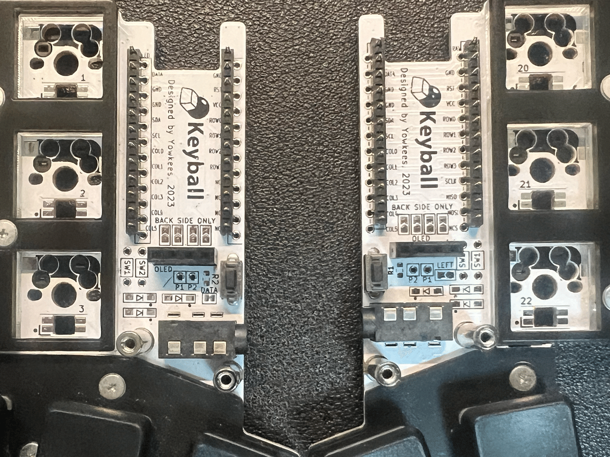 keyball39無線化キット「SeaSide39」ビルドログ｜kazy