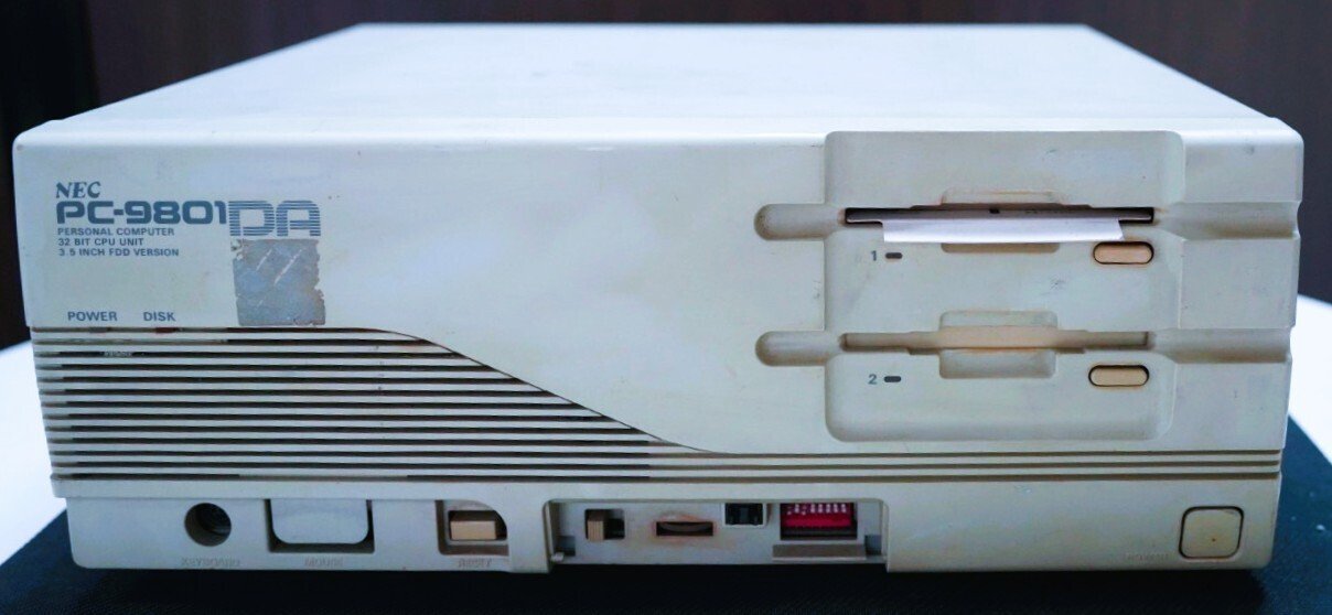 PC-9801DA/U2(NEC)の分解写真｜kzn