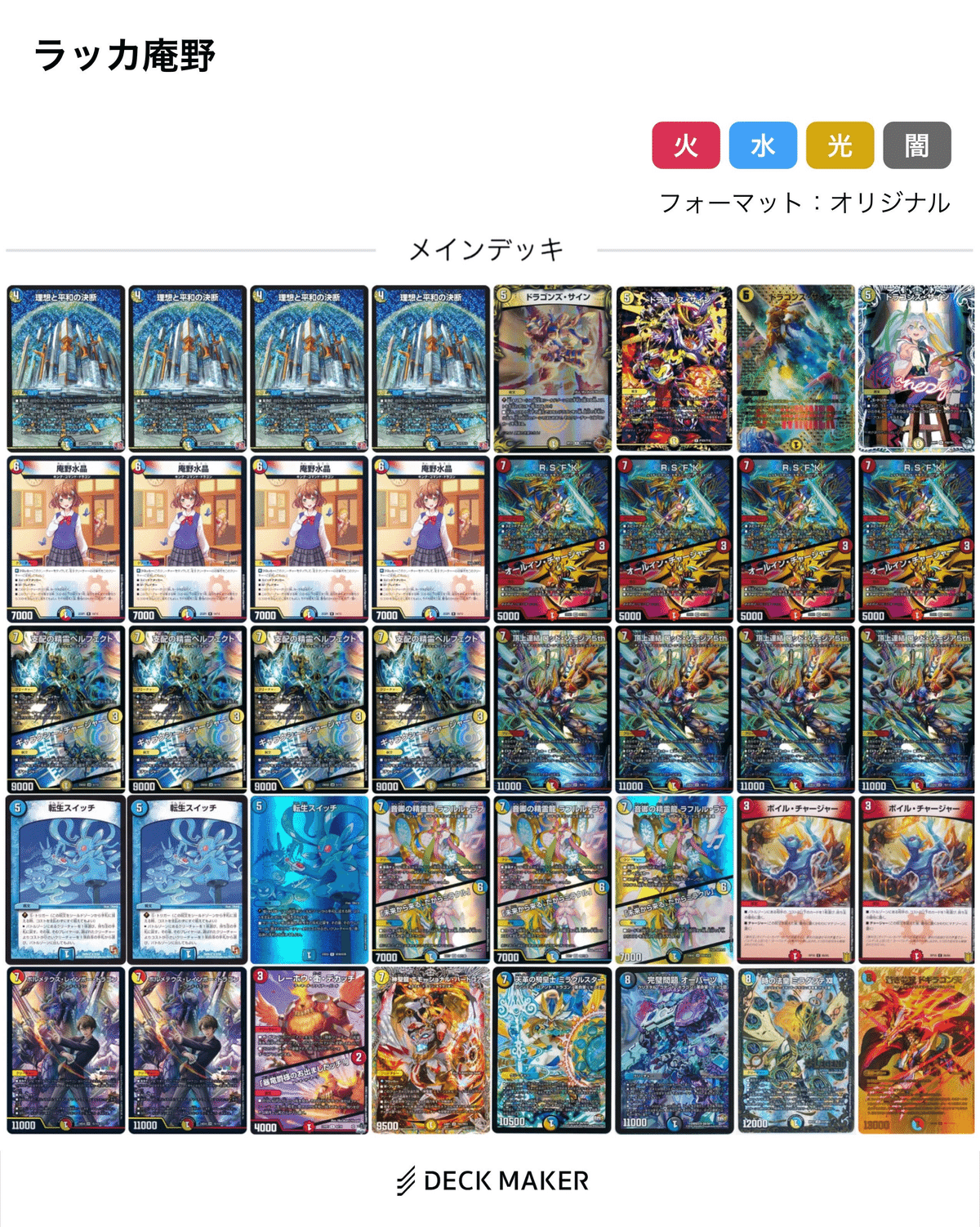 ラッカ庵野使ってDM大甲子園出たら奇跡連発で優勝した話｜カイ