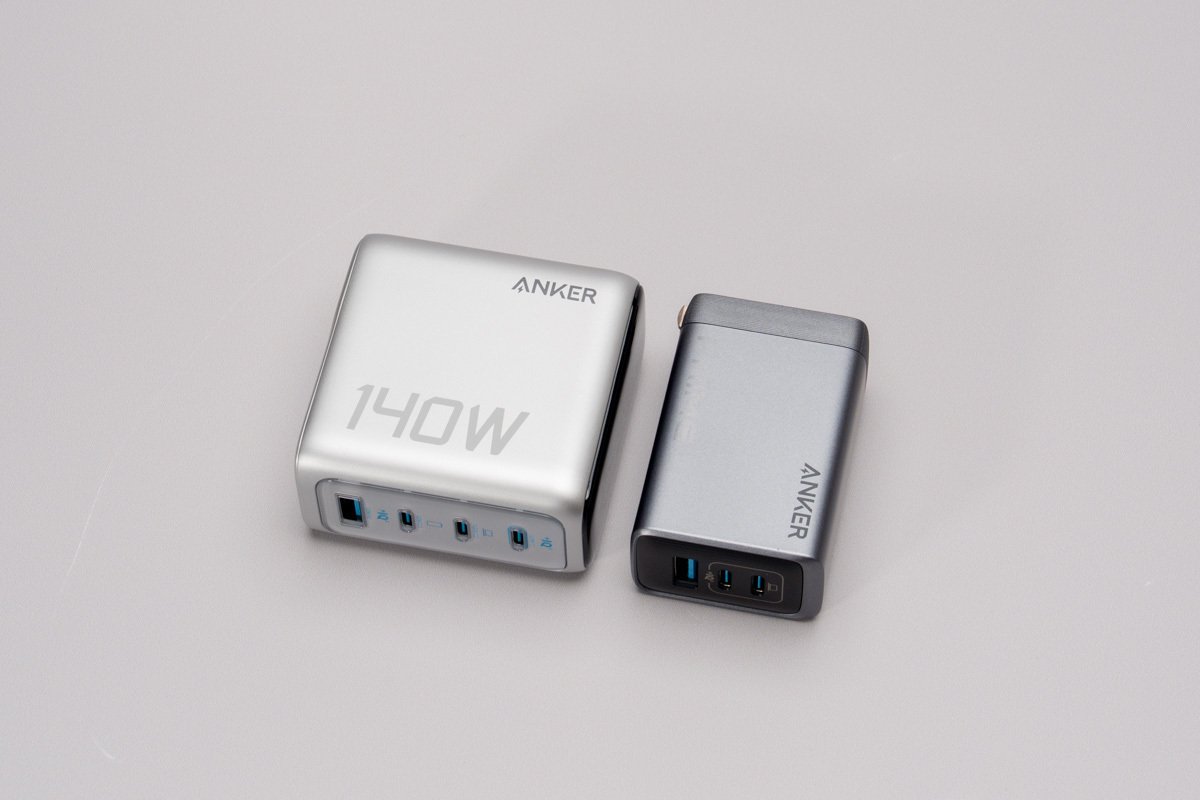 Anker Charger (140W, 4 Ports)をレビュー！手のひらサイズに最新機能