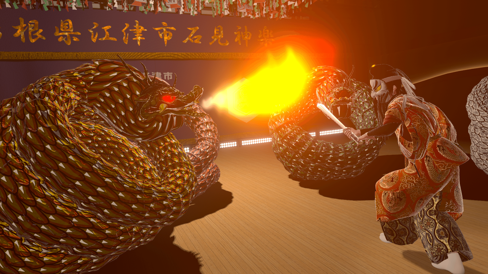 VRChat】石見神楽について語らせろ！【島根県江津市】｜メタバース旅行