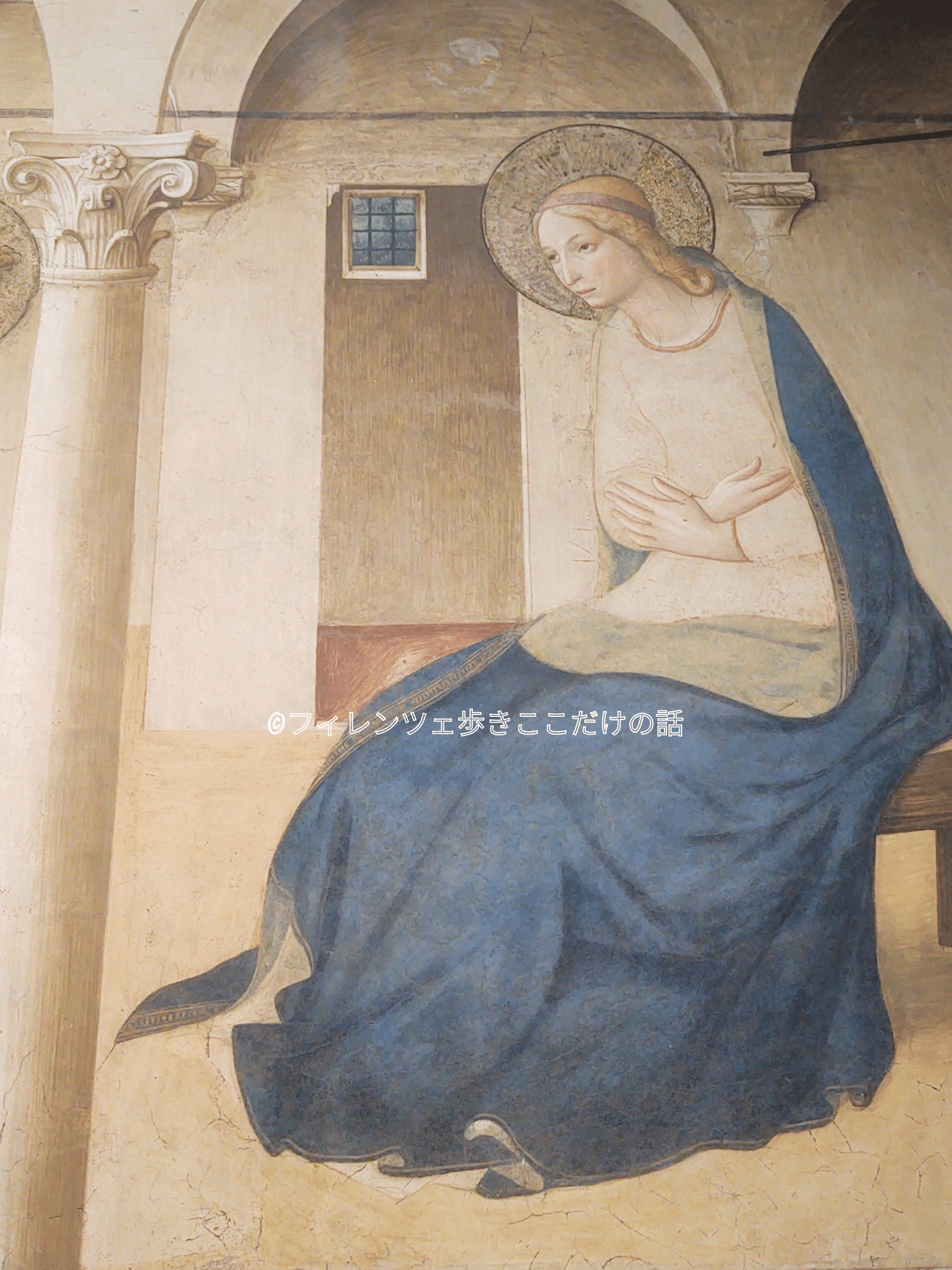 フラ・アンジェリコ 「受胎告知」 サン・マルコ美術館｜フィレンツェ