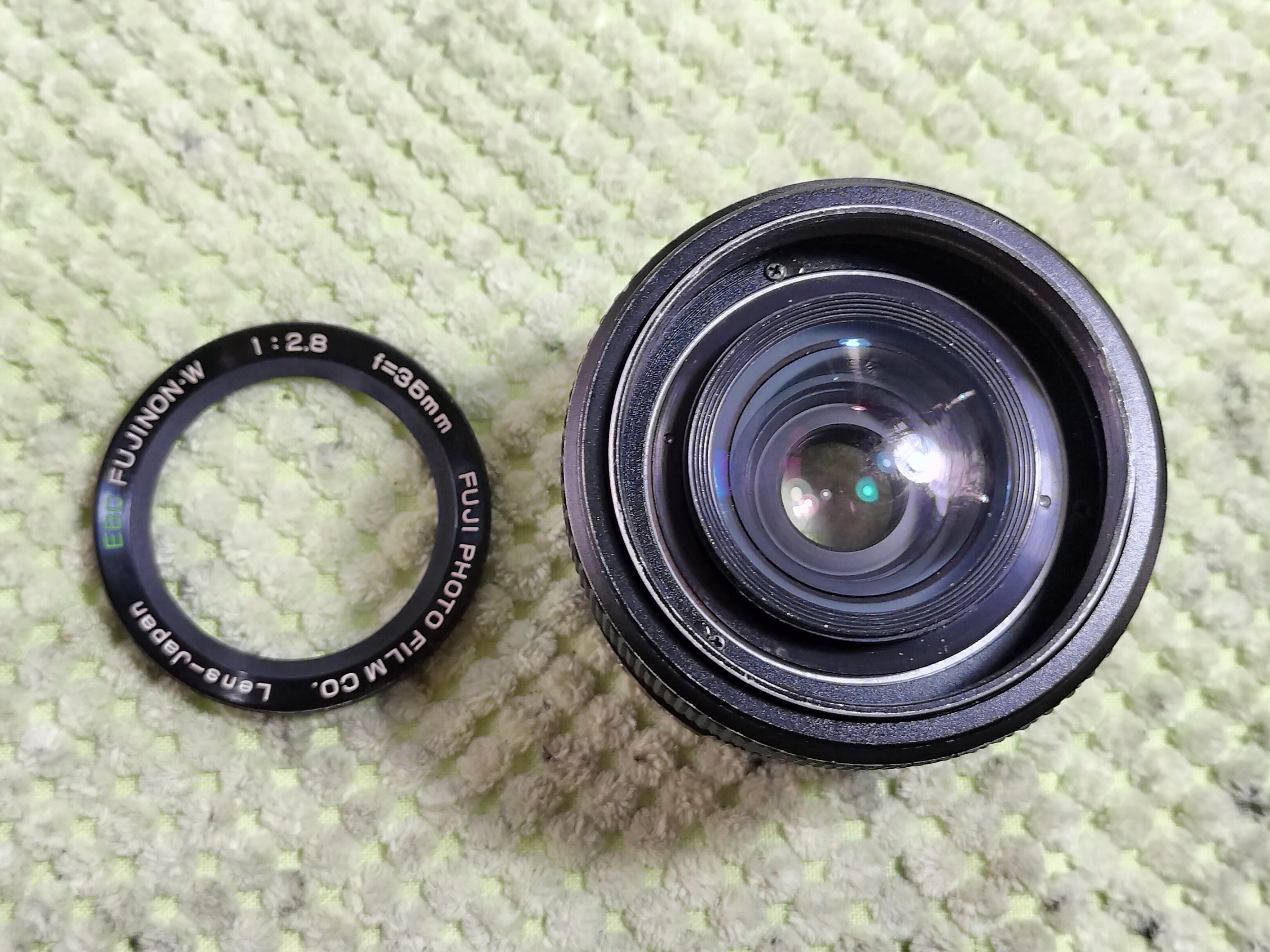 Fuji EBC Fujinon-W 35mm F/2.8 M42の分解｜フィルムカメラ修理の