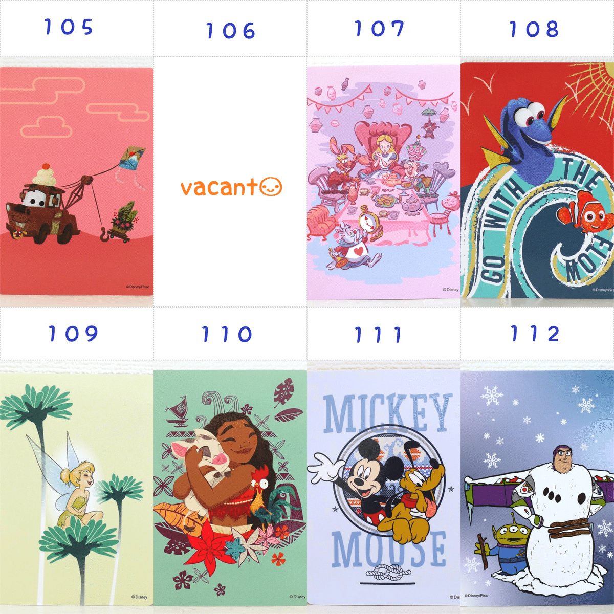 ディズニーストアのじゃんけんカード一覧✊✌✋｜·*LUNA*·