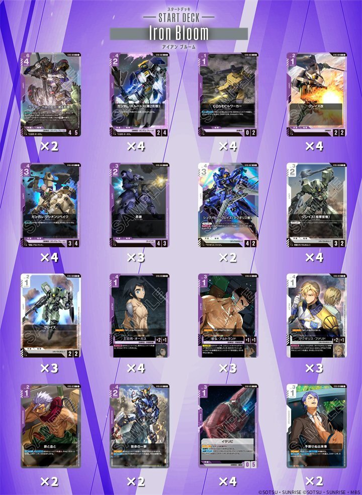 ガンダムカードゲーム】鉄血のオルフェンズ スタートデッキのあれこれ