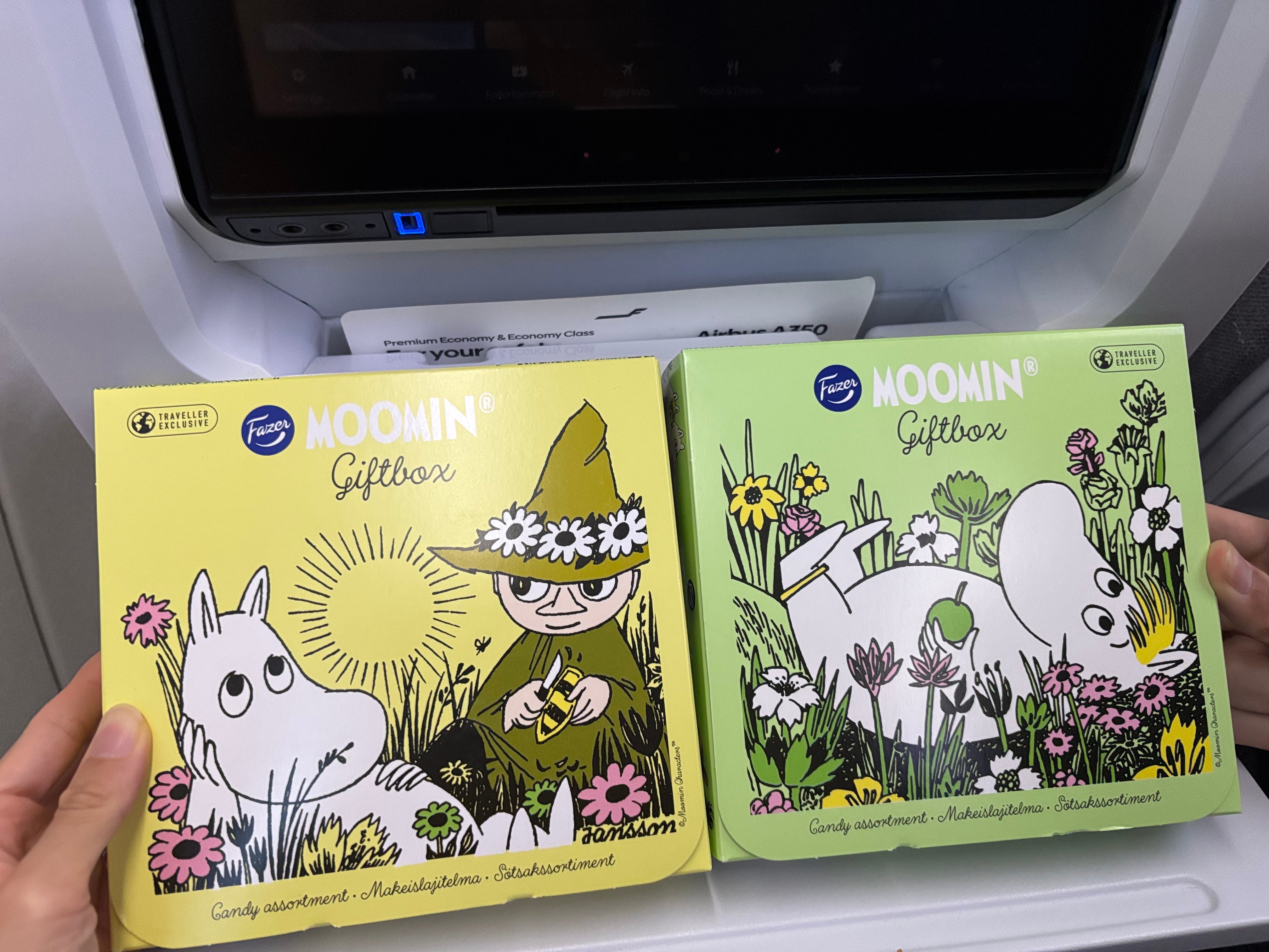 神すぎ搭乗者限定ムーミングッズプレゼント|初フィンエアーレポ|機内食