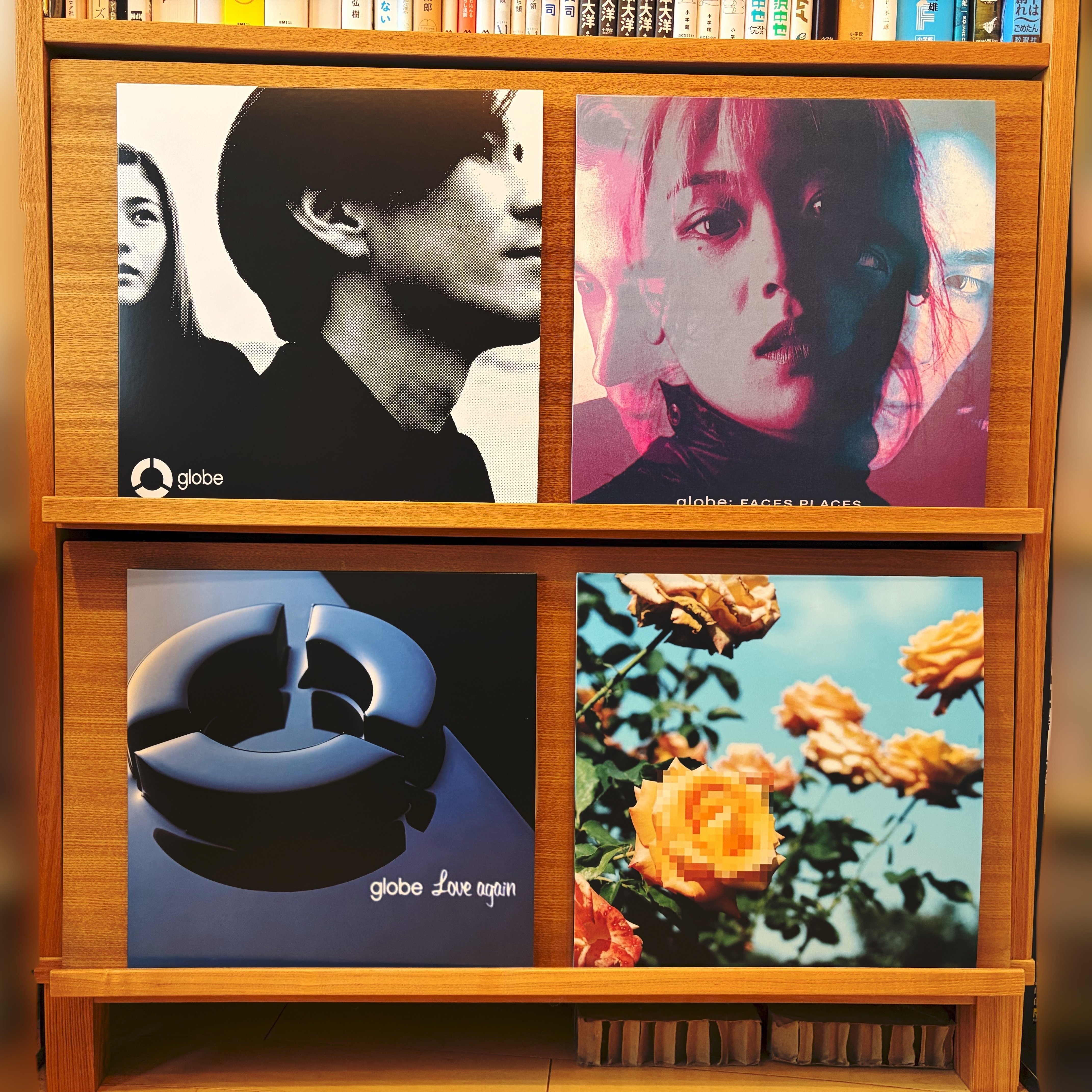 globe 初期4作品の2枚組LPアナログレコードが届いたので、開封してみた