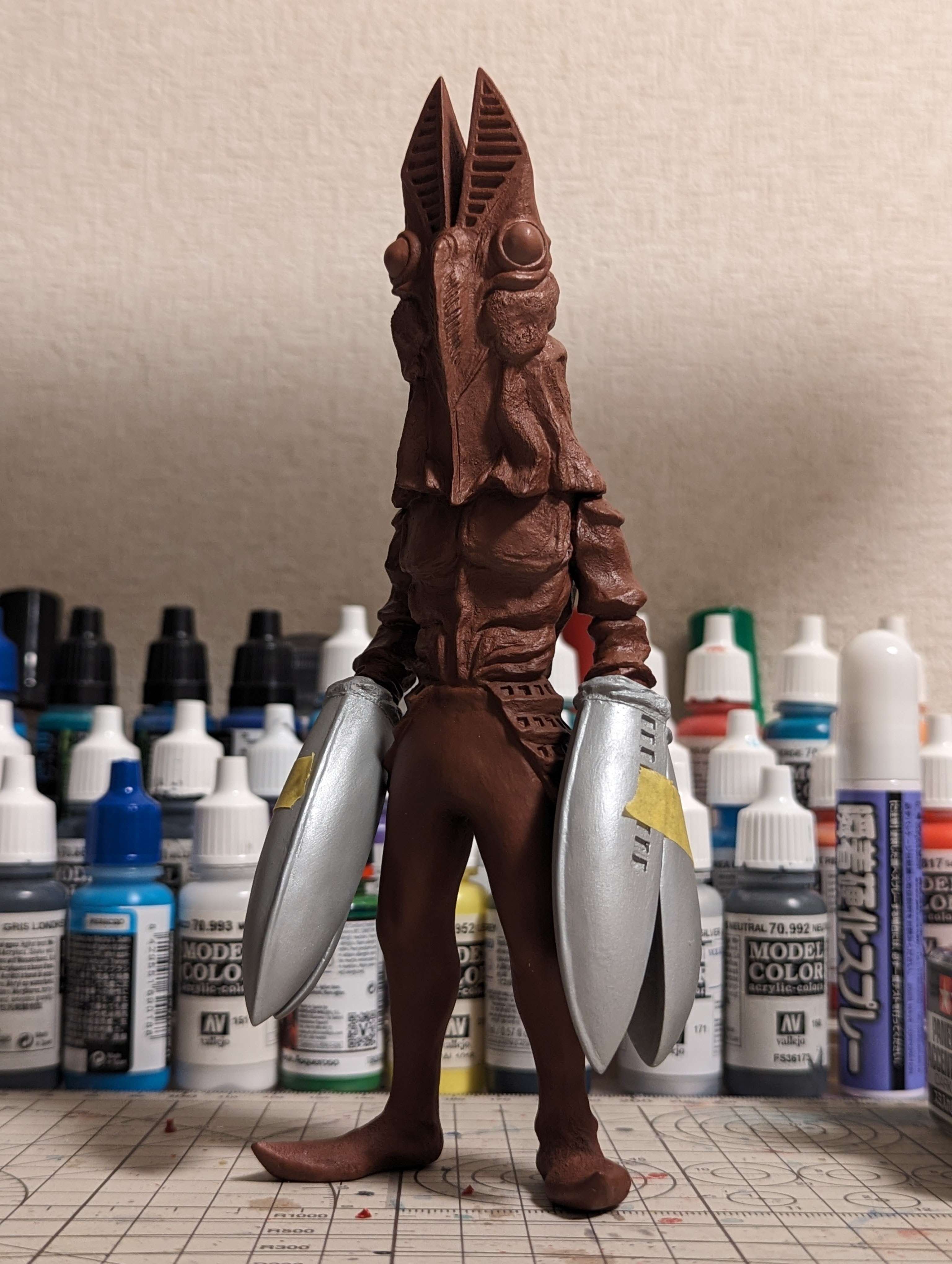 ガレージキット】バルタン星人二代目製作 原型:こんたさん 2024.03｜Ares